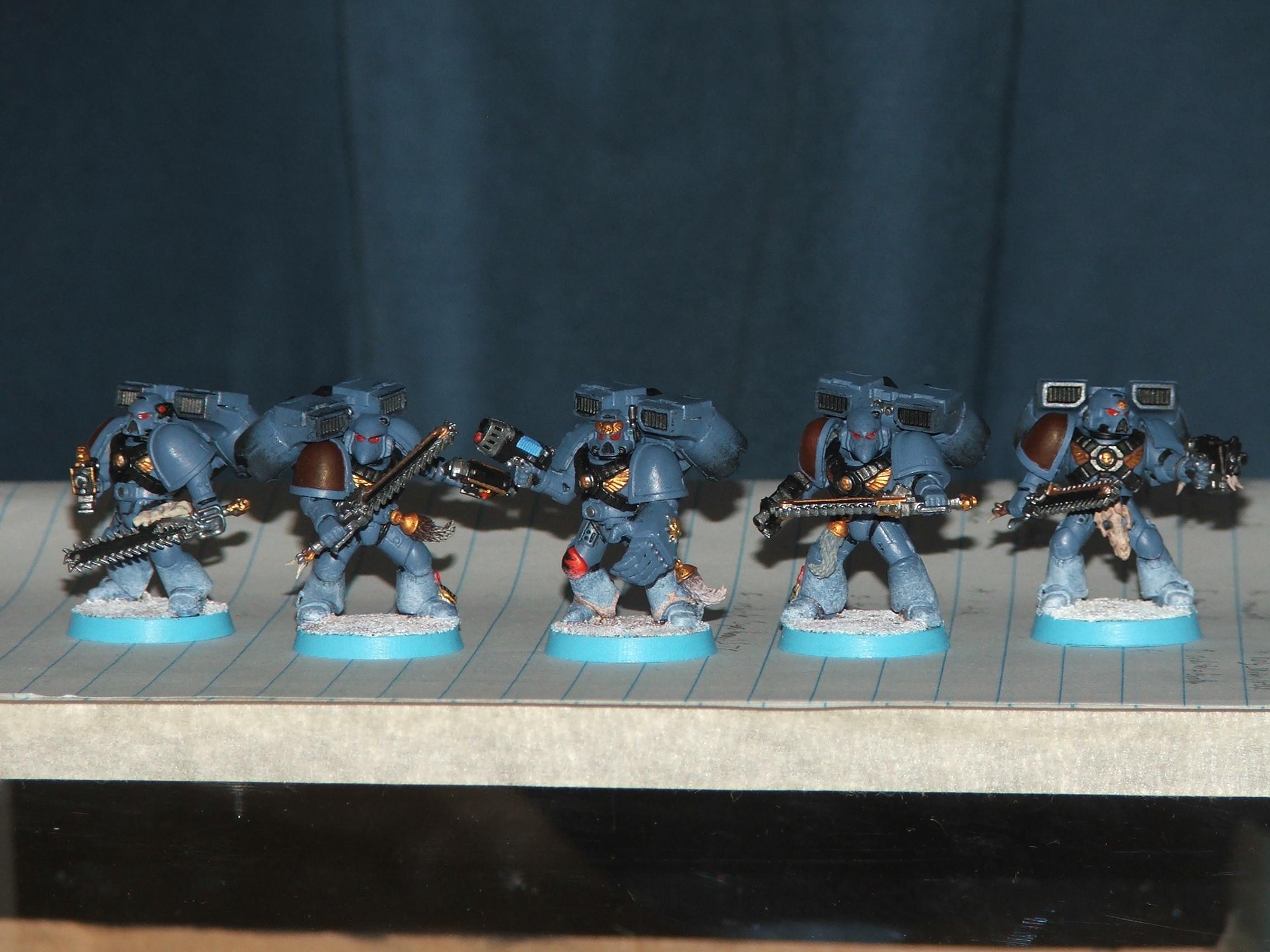 Skyclaw Assault Squad, Space Marines, Space Wollf, Wolves