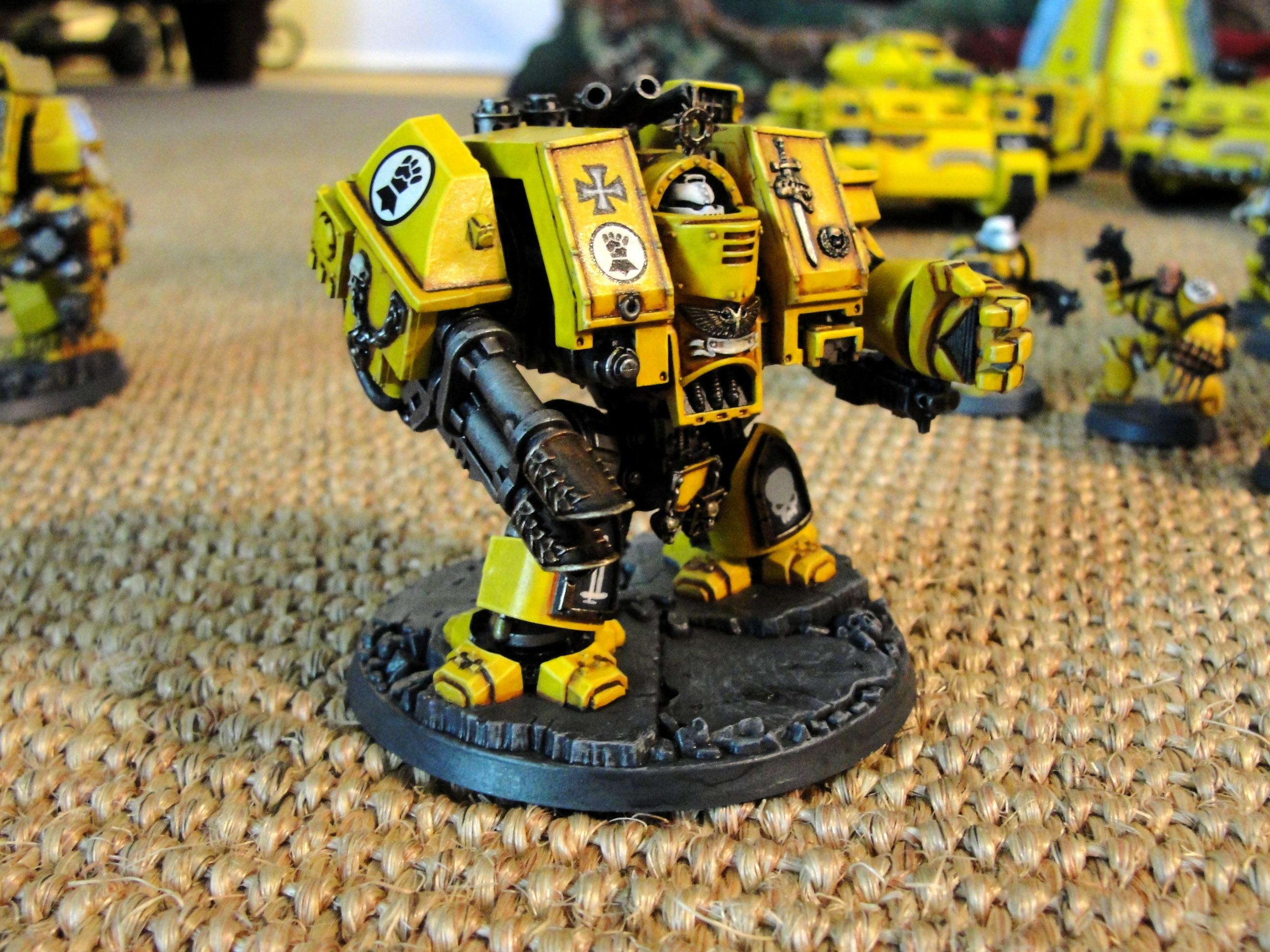 Dreadnought, Fist, Fists, Imperial Fists, Space Marines