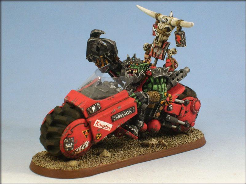 Akira, Anime, Bike, Orks, Warboss