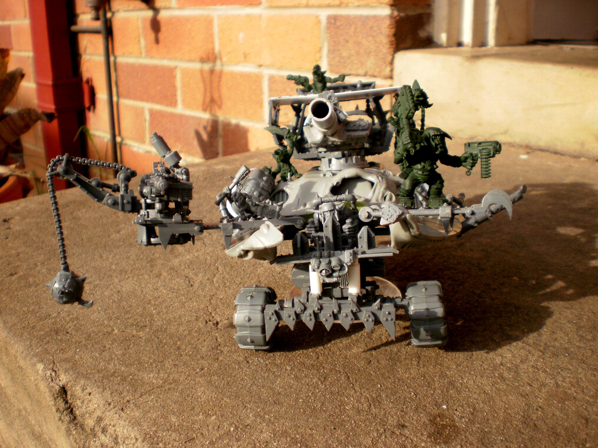 Looted Wagon, Orks, Tank, Warhammar 40k, Work In Progress