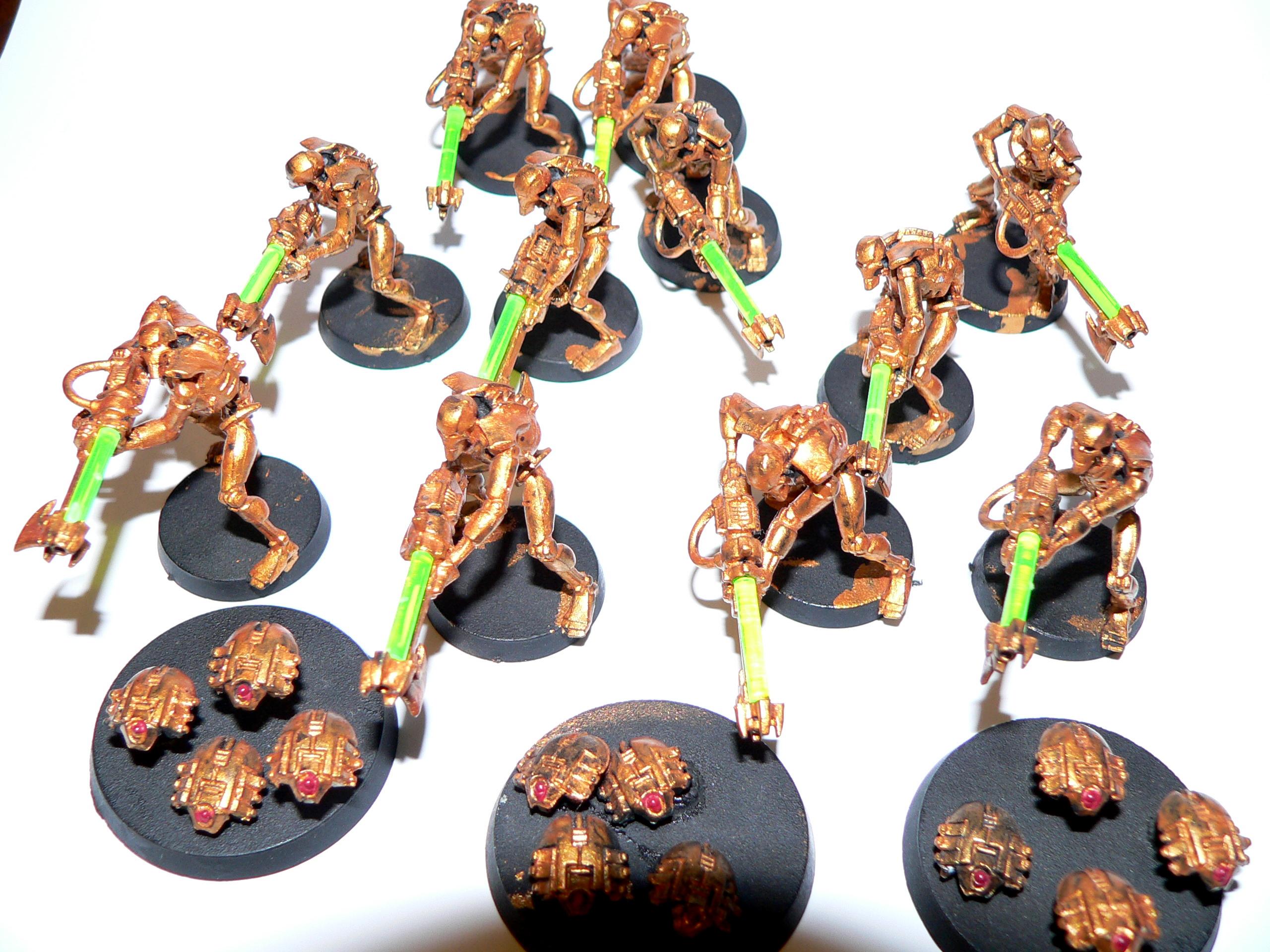 Gold, Necrons, Necron squad