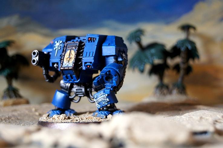Orks, Space Marines, Desert Cybot