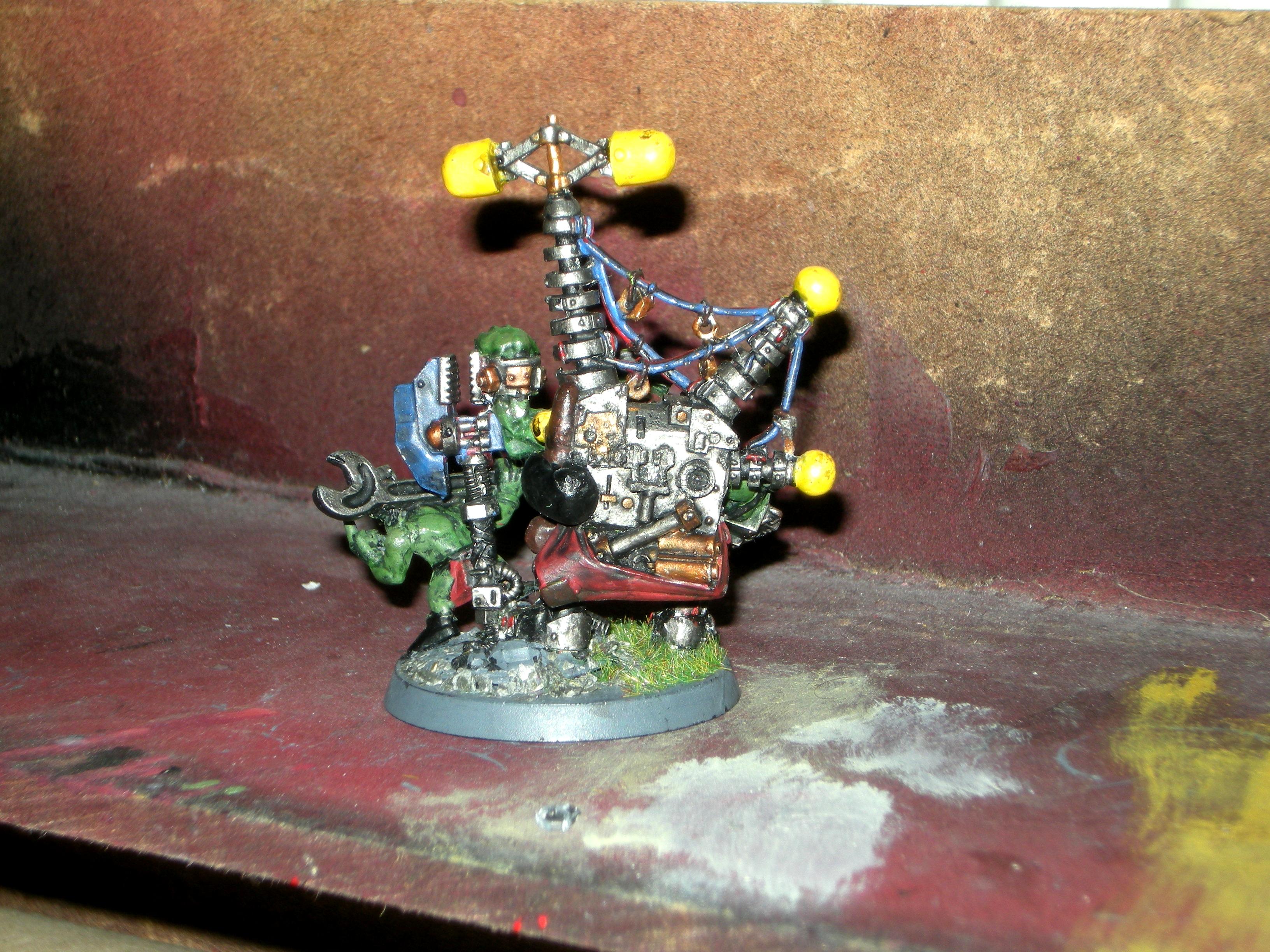Big Mek, Bluddtoofs, Blue Spannas, Grots, Kustom Force Field, Orks, Power Klaw