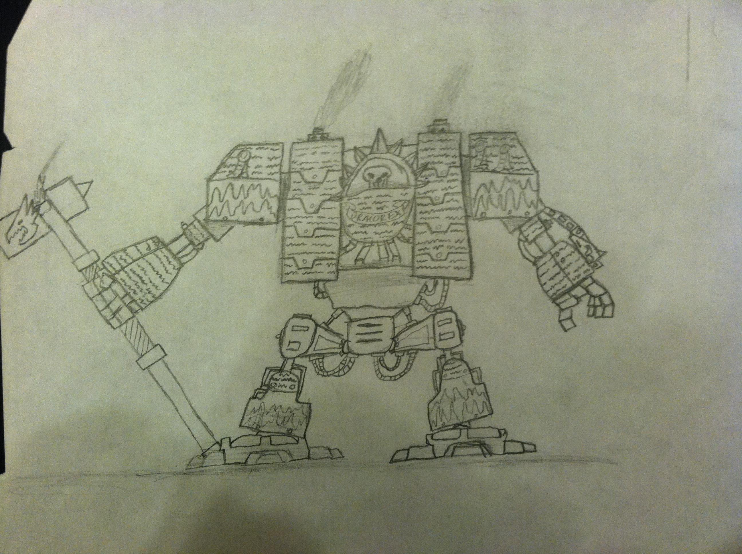 Artwork, Dreadnought, Space Marines