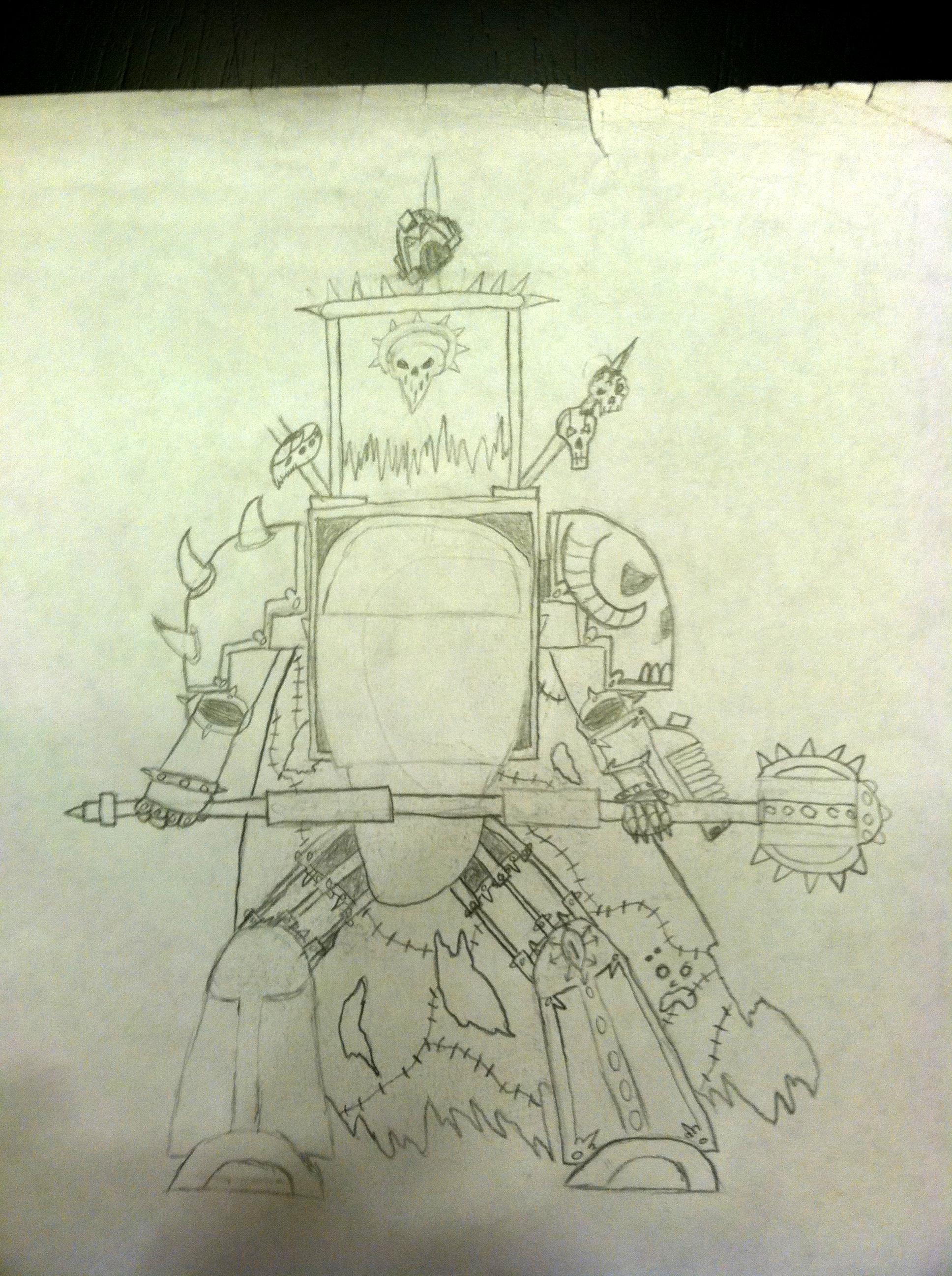 Artwork, Chaos Lord, Chaos Space Marines