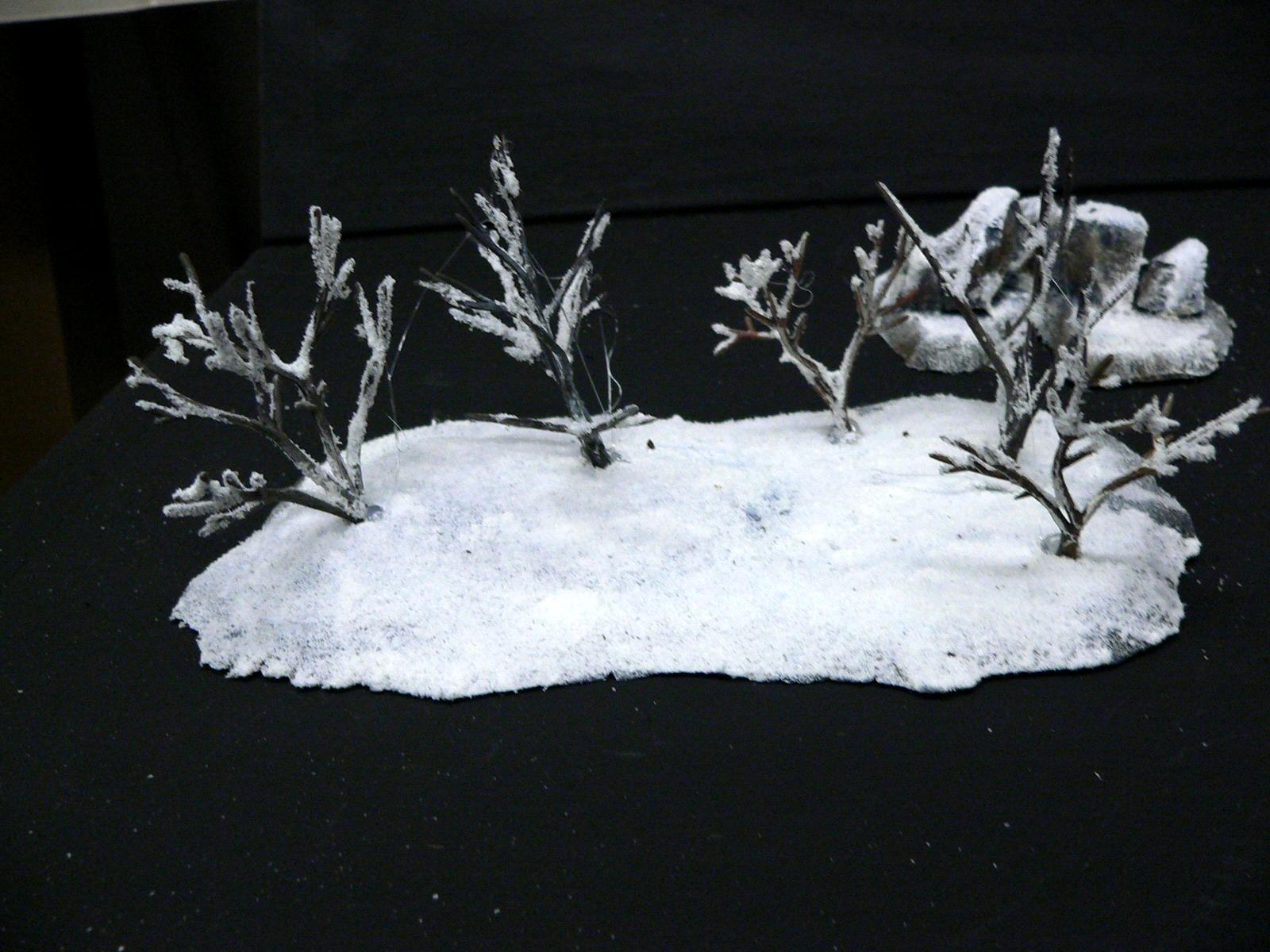 Dust Tactics, Ice, Snow Terrain, Wargames Terrain, Winter