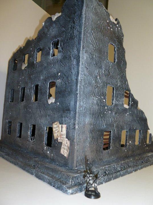 Apparetment, Bombed, Buildings, City, Destoryed, Ruins, Terrain, Warhammer 40,000