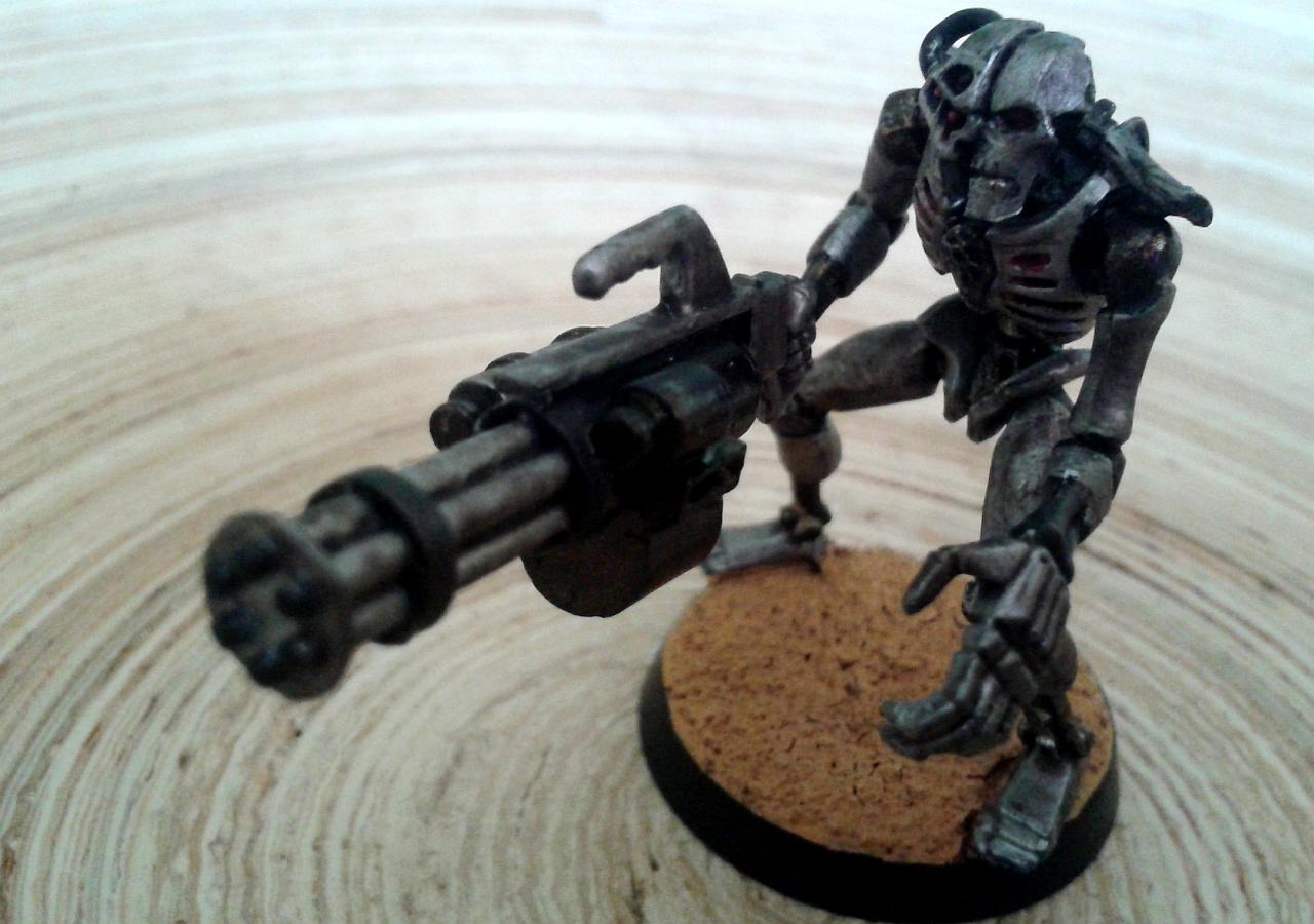 Chaingun, Nceron, Necrons, Terminator Armor