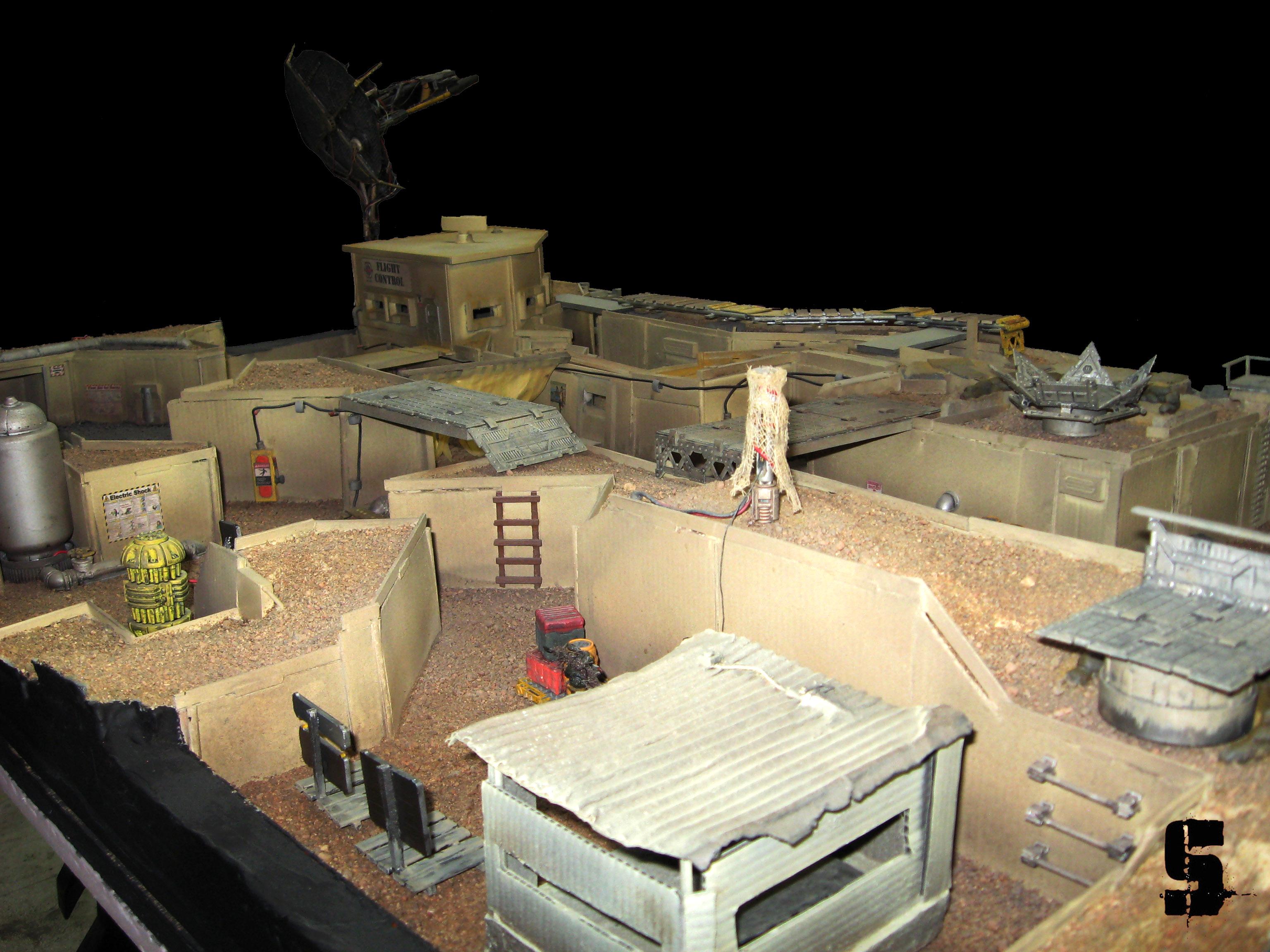 28mm, Commission, Desert, Infinity, Saw, Terrain, Trench, Warhammer ...