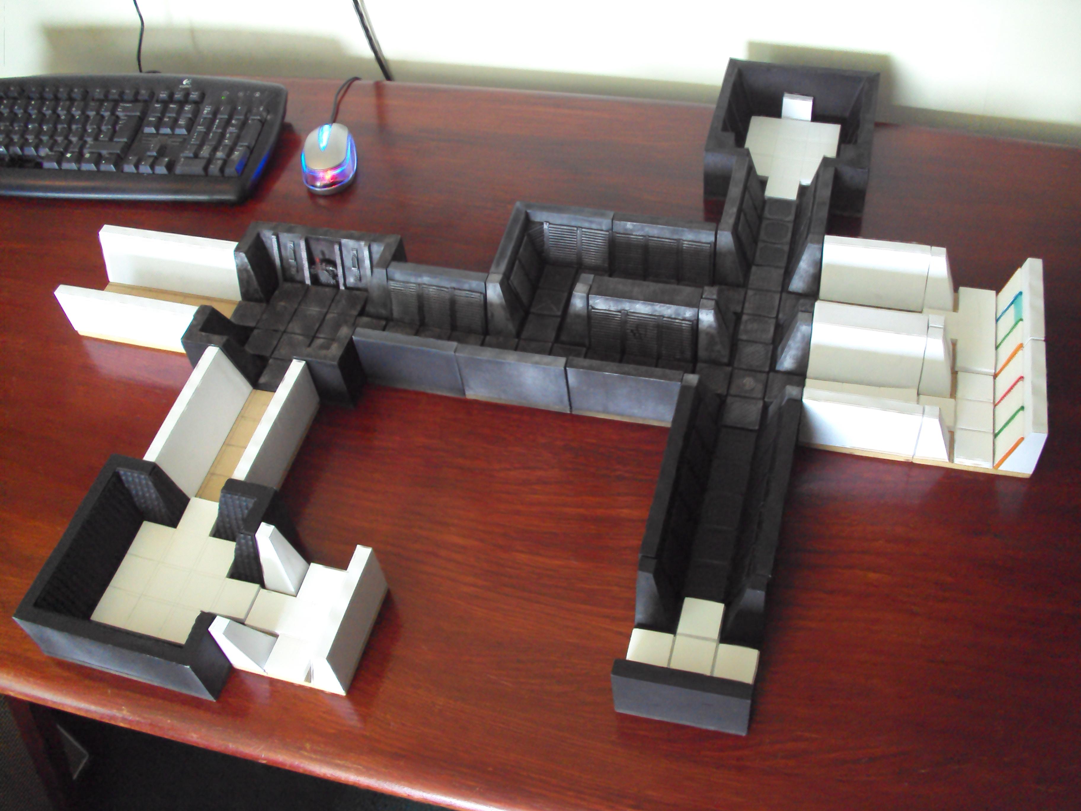 3d, Corridors, Space Hulk, Space Ship