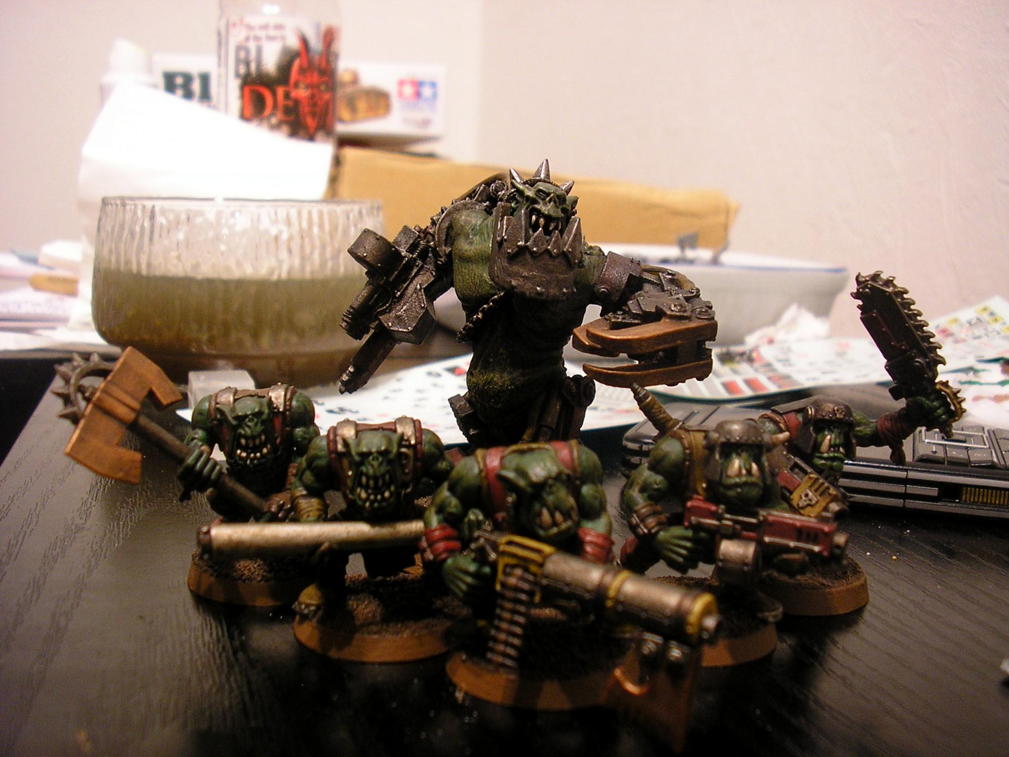 Boys, Conversion, Orks, Warboss