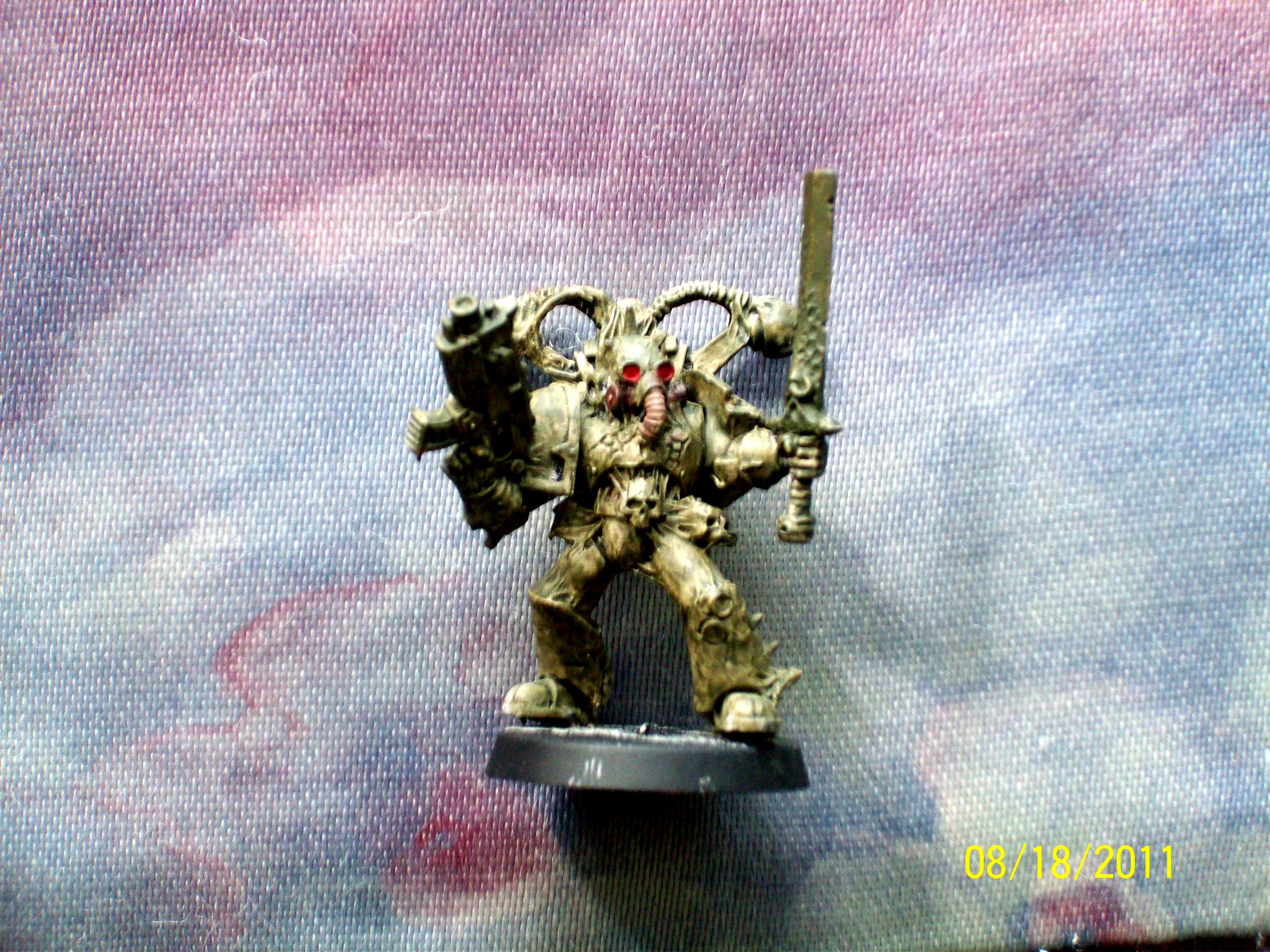 Champion, Chaos, Nurgle, Plague Marines