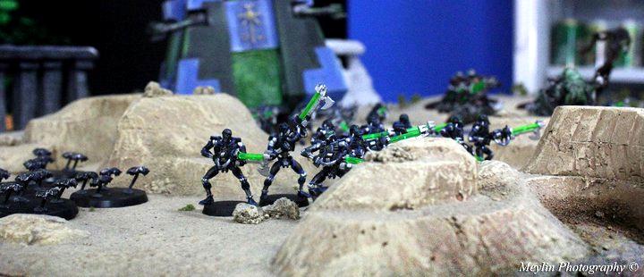 Necron Warriors, Necrons, Scarabs
