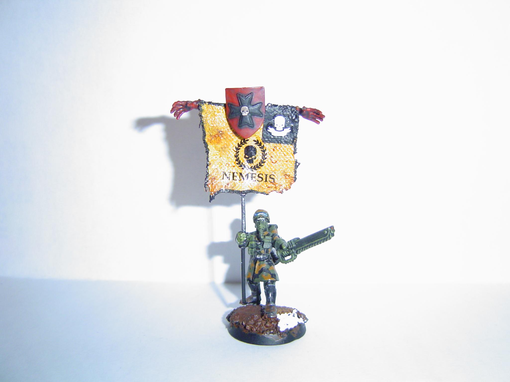 Steel Legion Standard Bearer, Warhammer 40,000