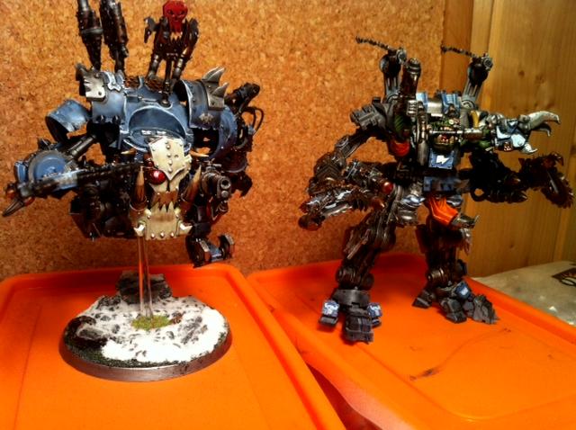 Assault On Black Reach, Big Boss, Deff, Dred, Dred Ork Scratchbuild, Looted, Nemesis, Orks, Running, Scratch Build, Snow