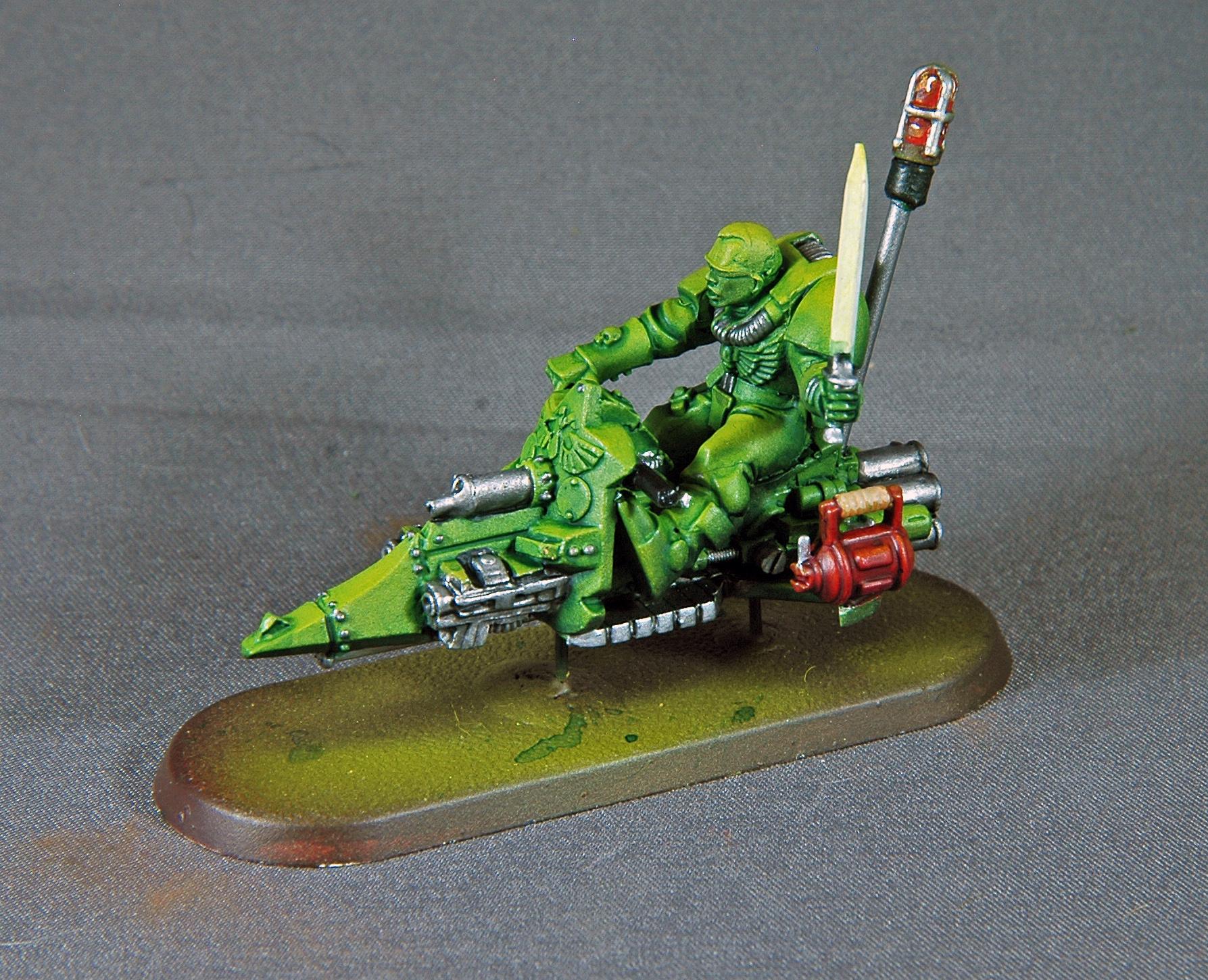 Mantis Warriors, Scout Bike, Sergeant, Space Marines, Warhammer 40,000