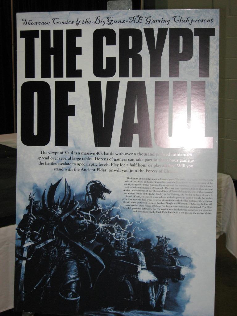 Crypt Of Vaul, Games Day 2011, Mikhaila, Work In Progress