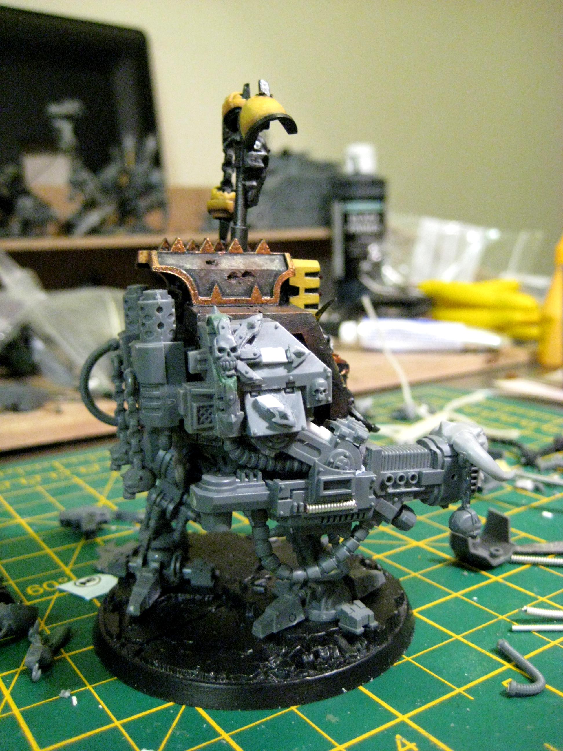 Chaos, Dreadnough, Iron Warriors, Work In Progress