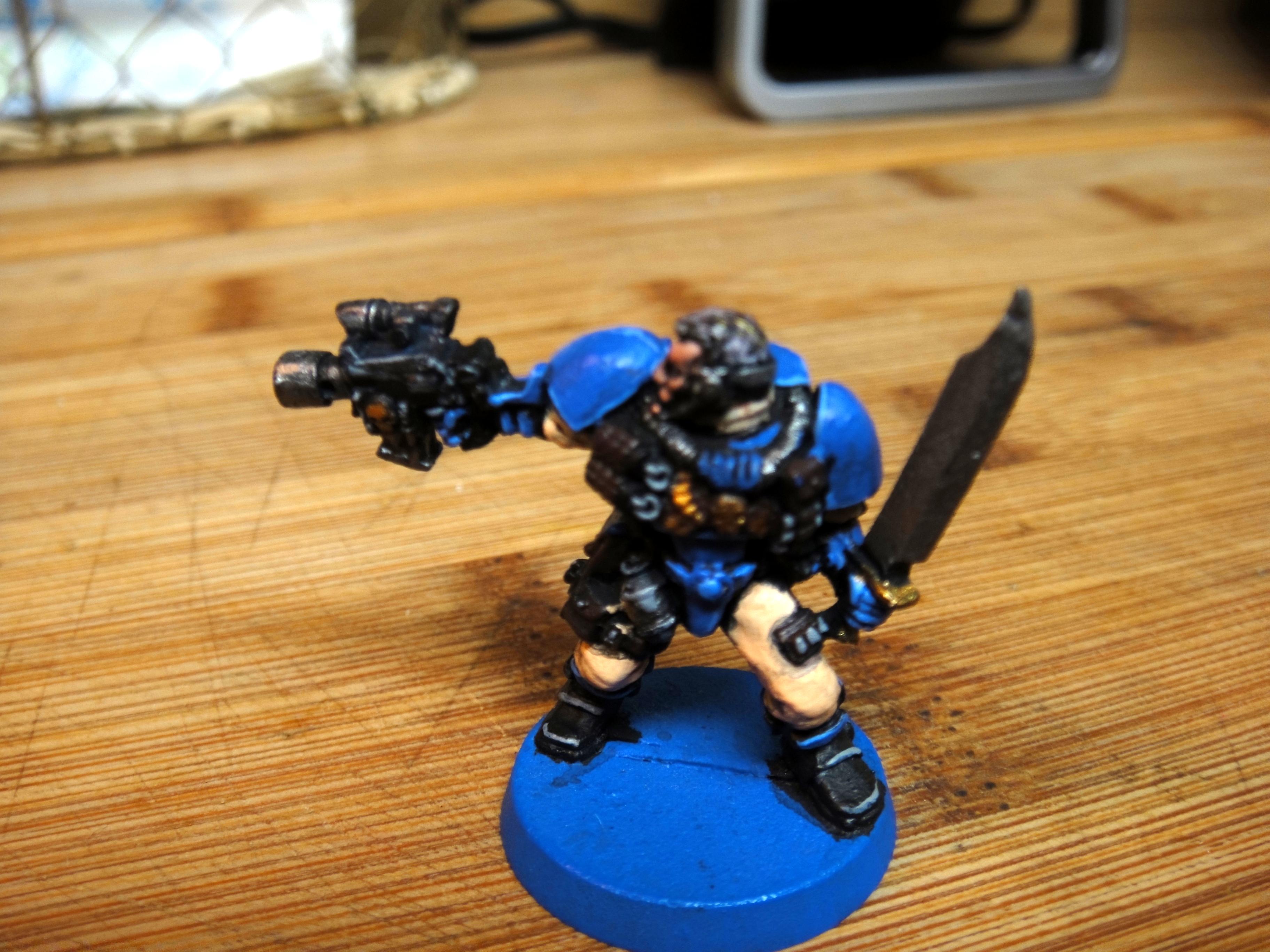 Painting, Pro, Scouts, Space Marines, Ultramarines