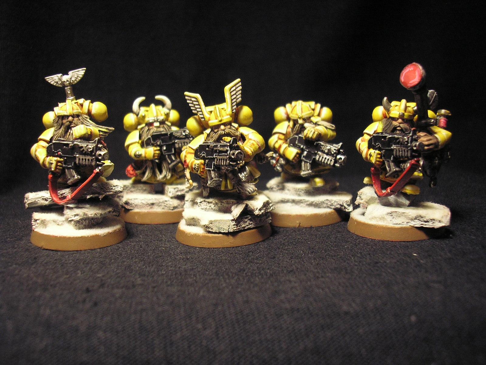 Dwarves, Space Marines, Squats