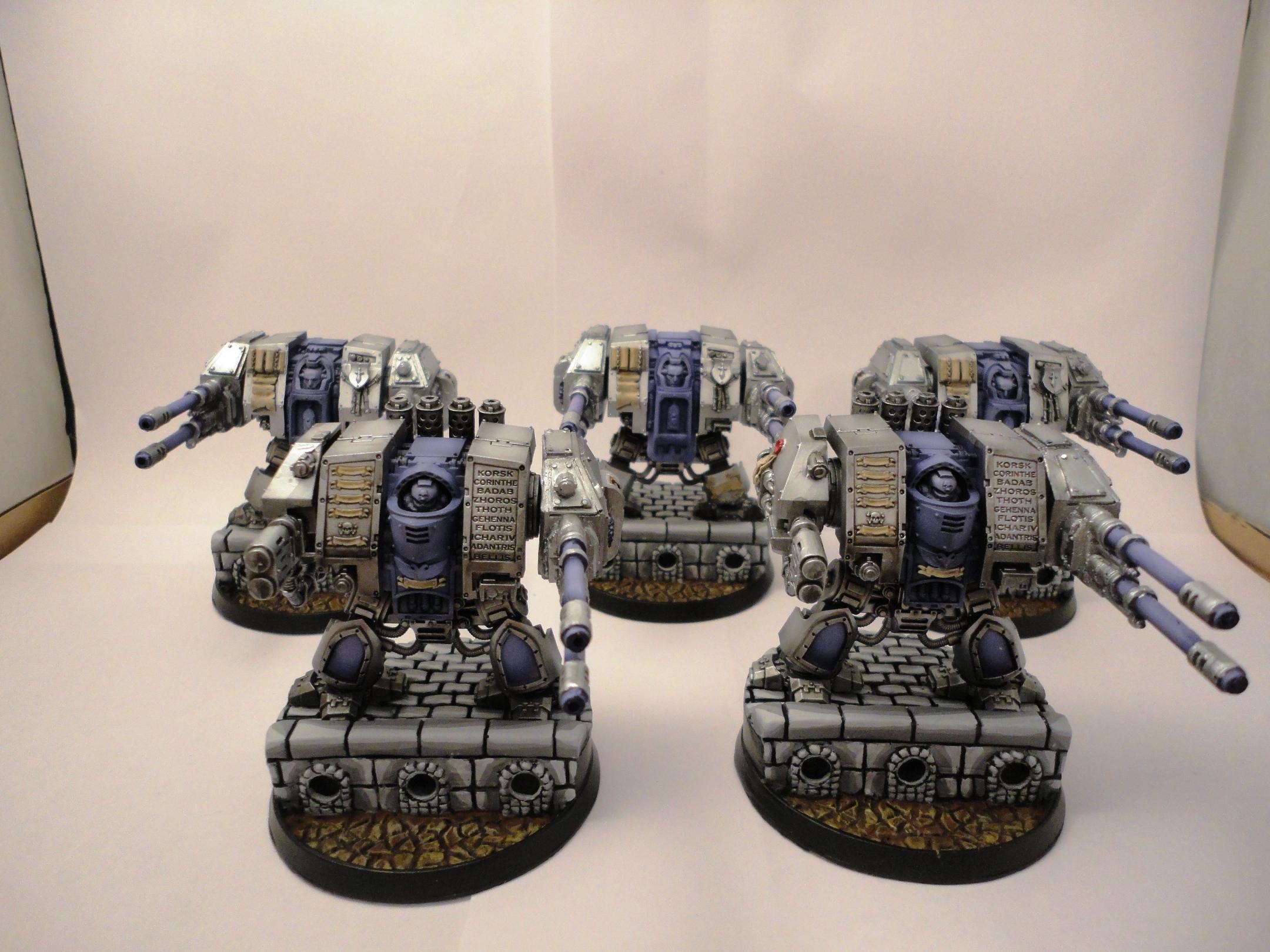 Dreadnought, Riflemen, Space Marines, Venerable, Warhammer 40,000