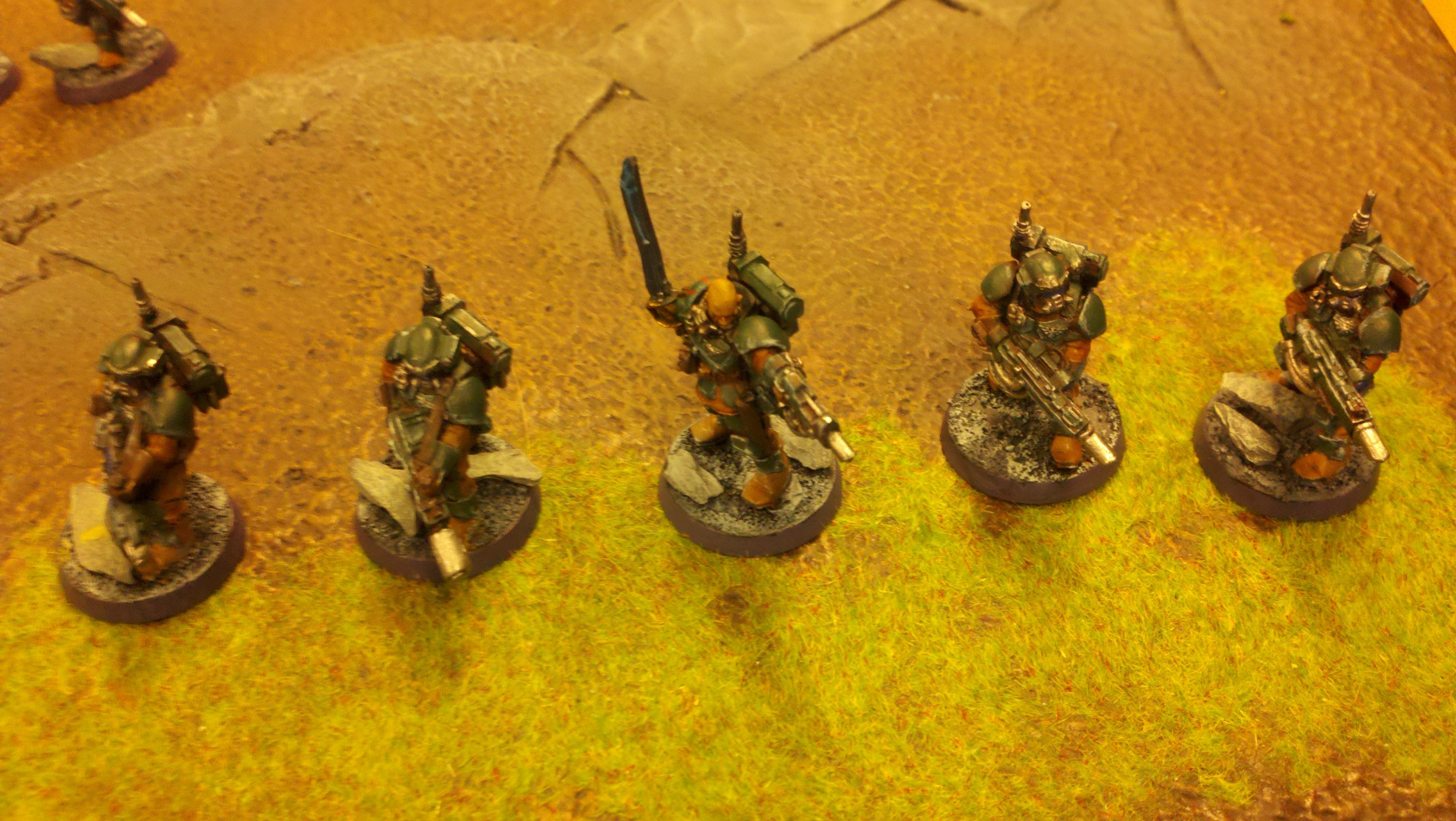 Cadians, Imperial Guard, Urban Base, Warhammer 40,000