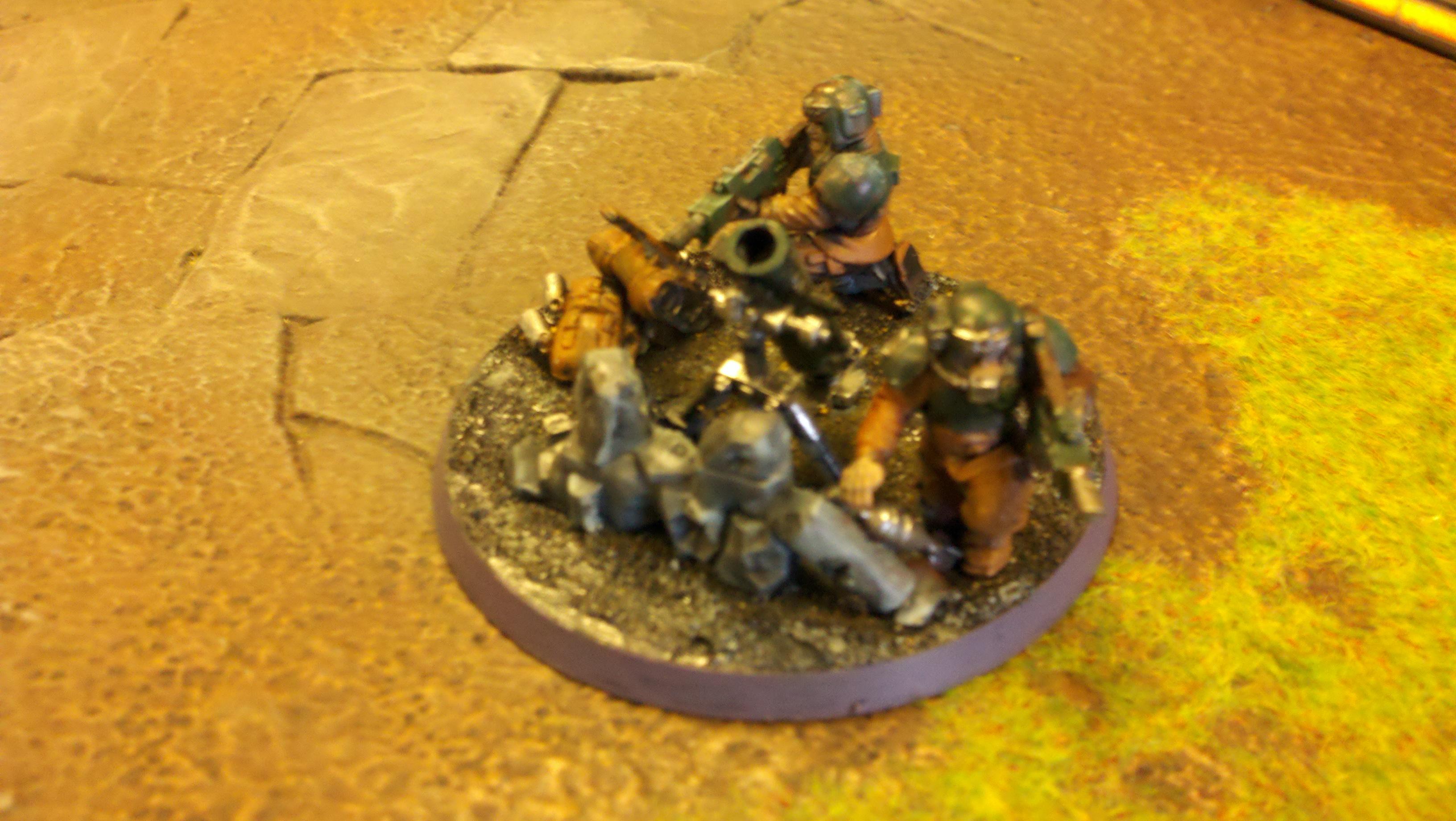 Cadians, Imperial Guard, Urban Base, Warhammer 40,000
