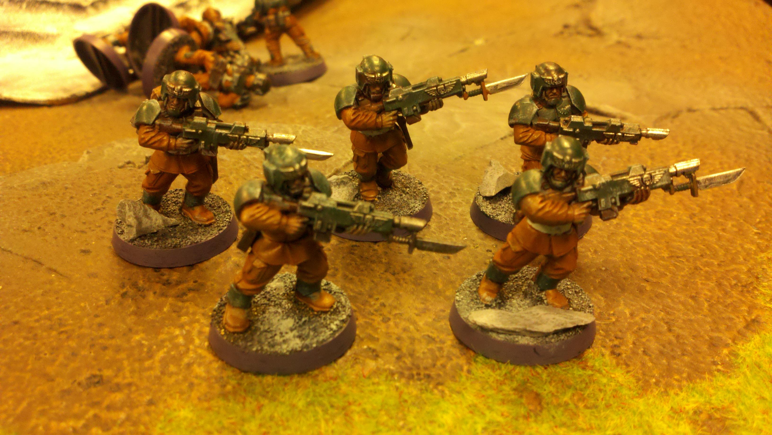 Cadians, Imperial Guard, Urban Base, Warhammer 40,000