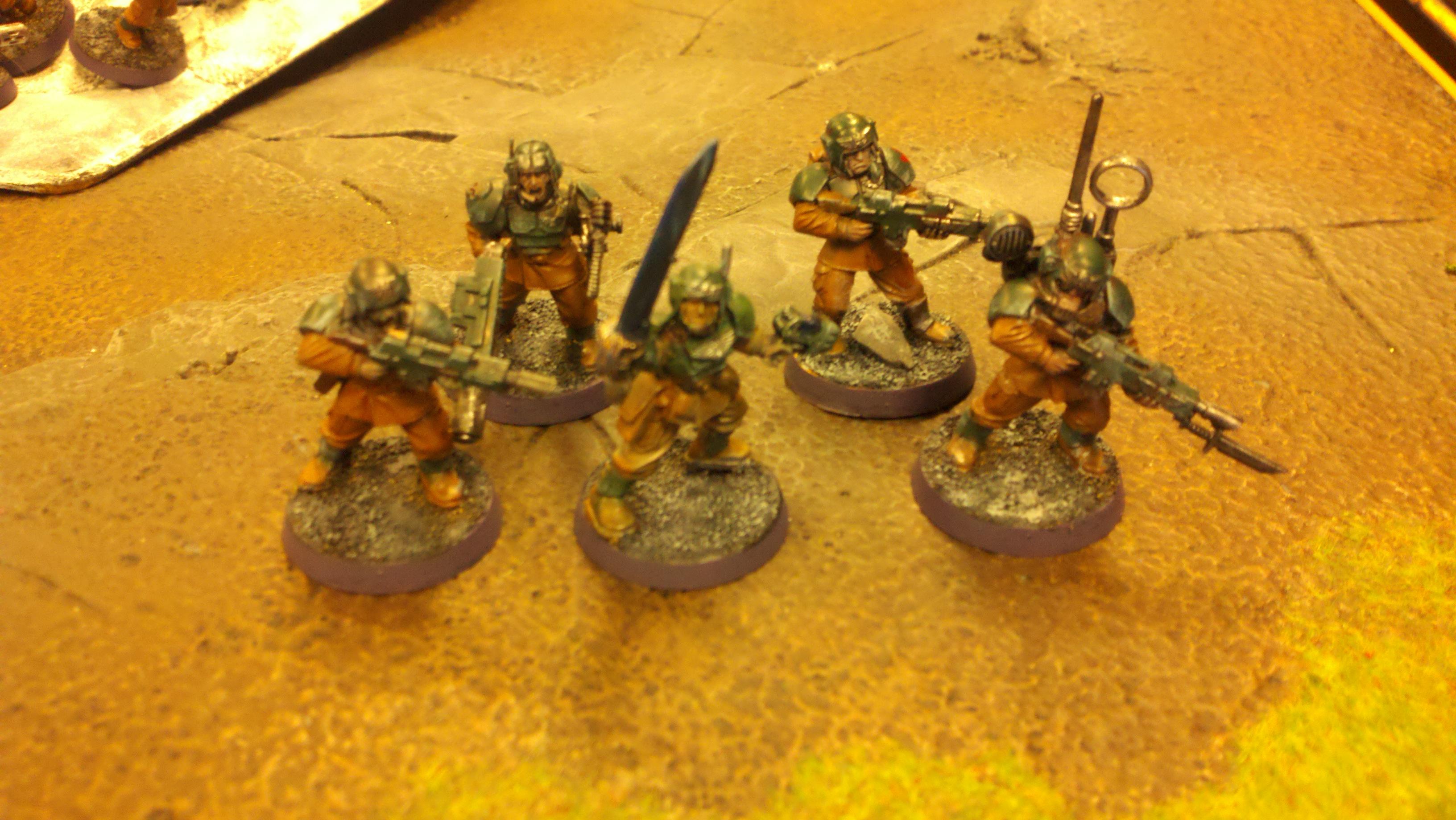Cadians, Imperial Guard, Urban Base, Warhammer 40,000