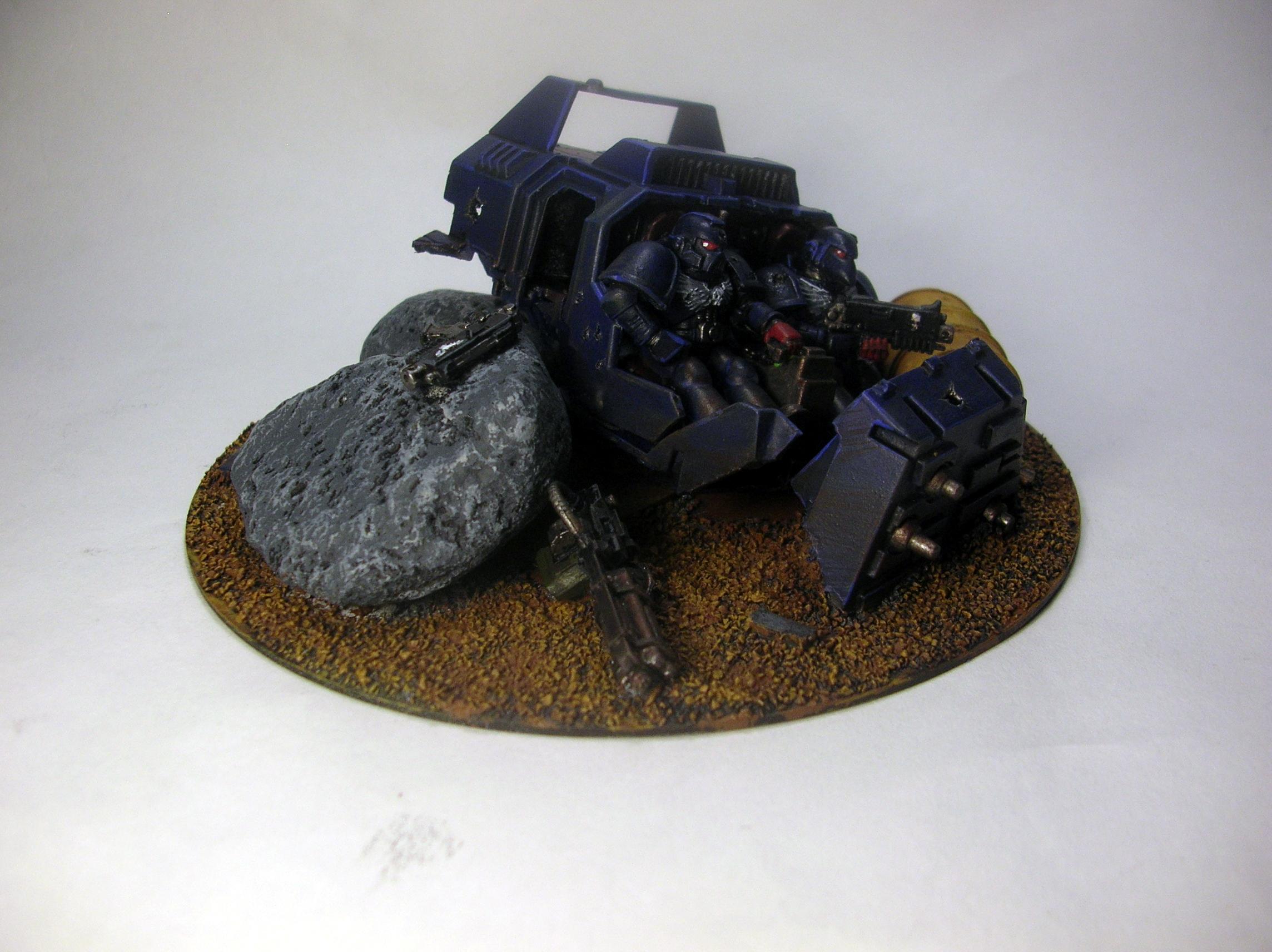 Crimson, Crimson Fists, Fists, Land Speeder, Space Marines