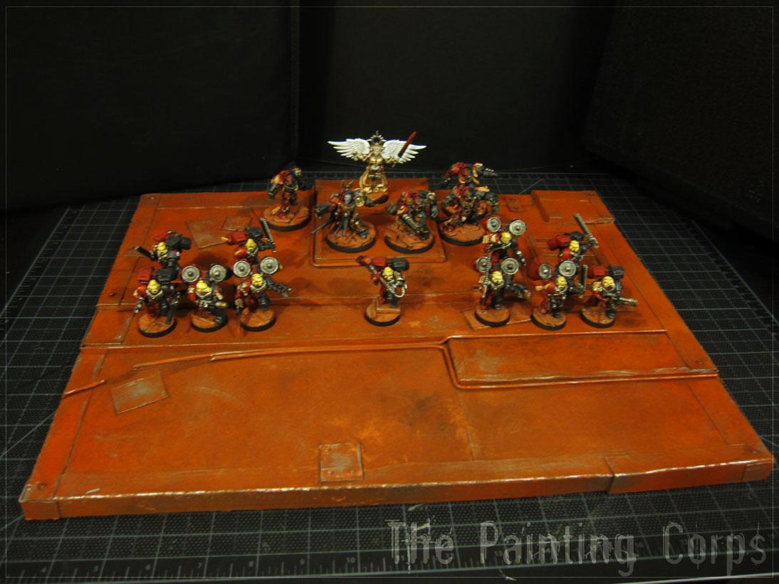 Angels Sanguine, Blood Angels, Display Board, Space Marines, Warhammer 40,000