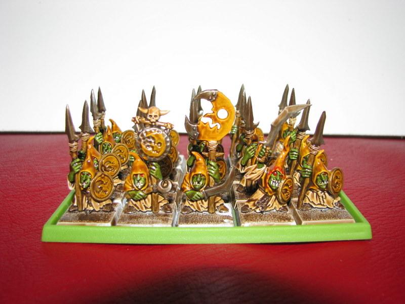20 night gobbos with spear and full command. 