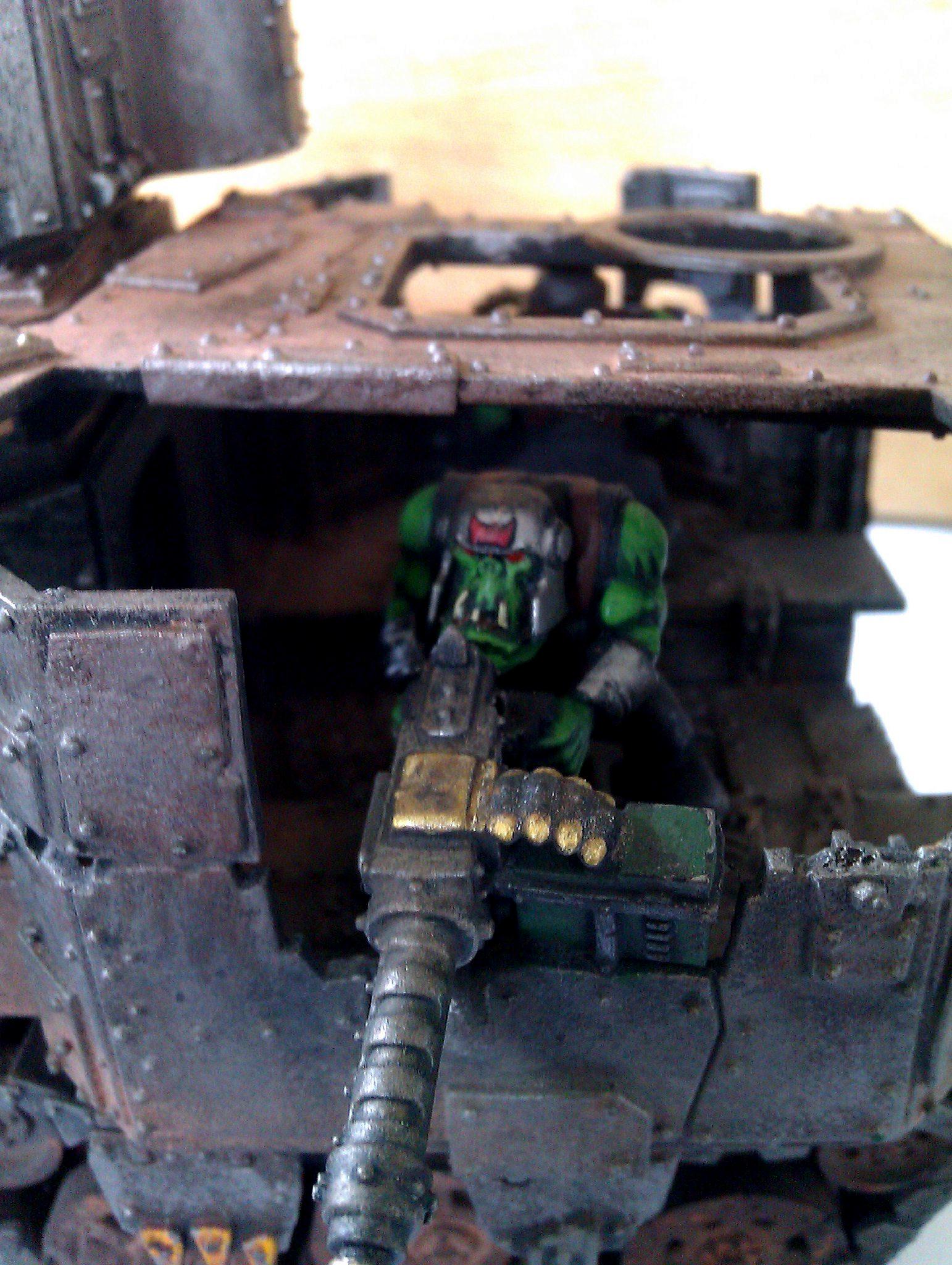 Battlewagon, Orks, Rust, Weathered