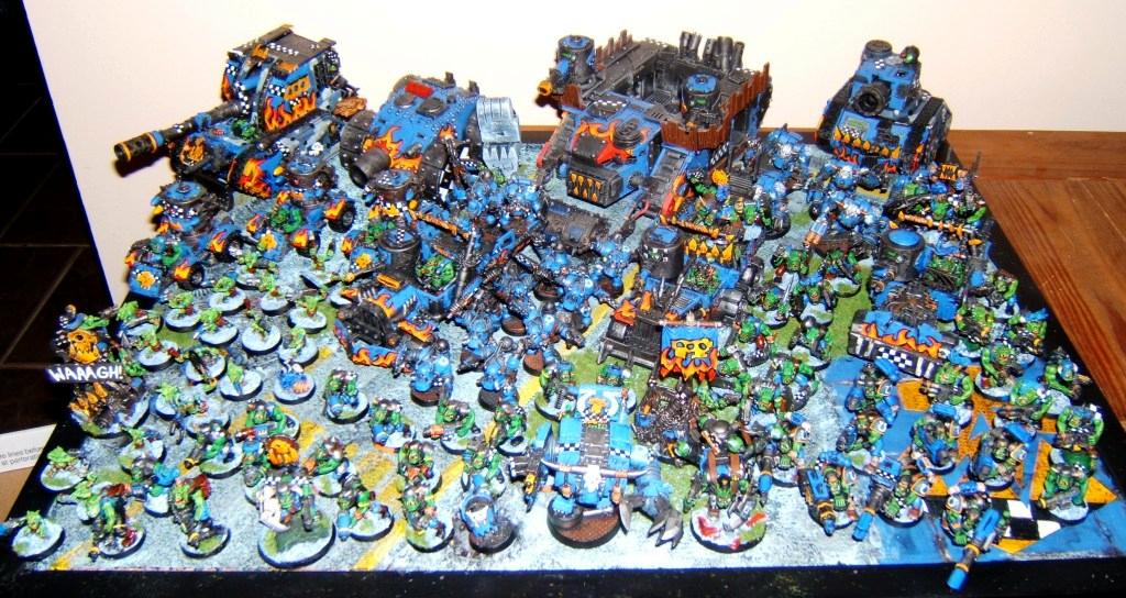 Army, Bloo, Blue, Orks, Warhammer 40,000