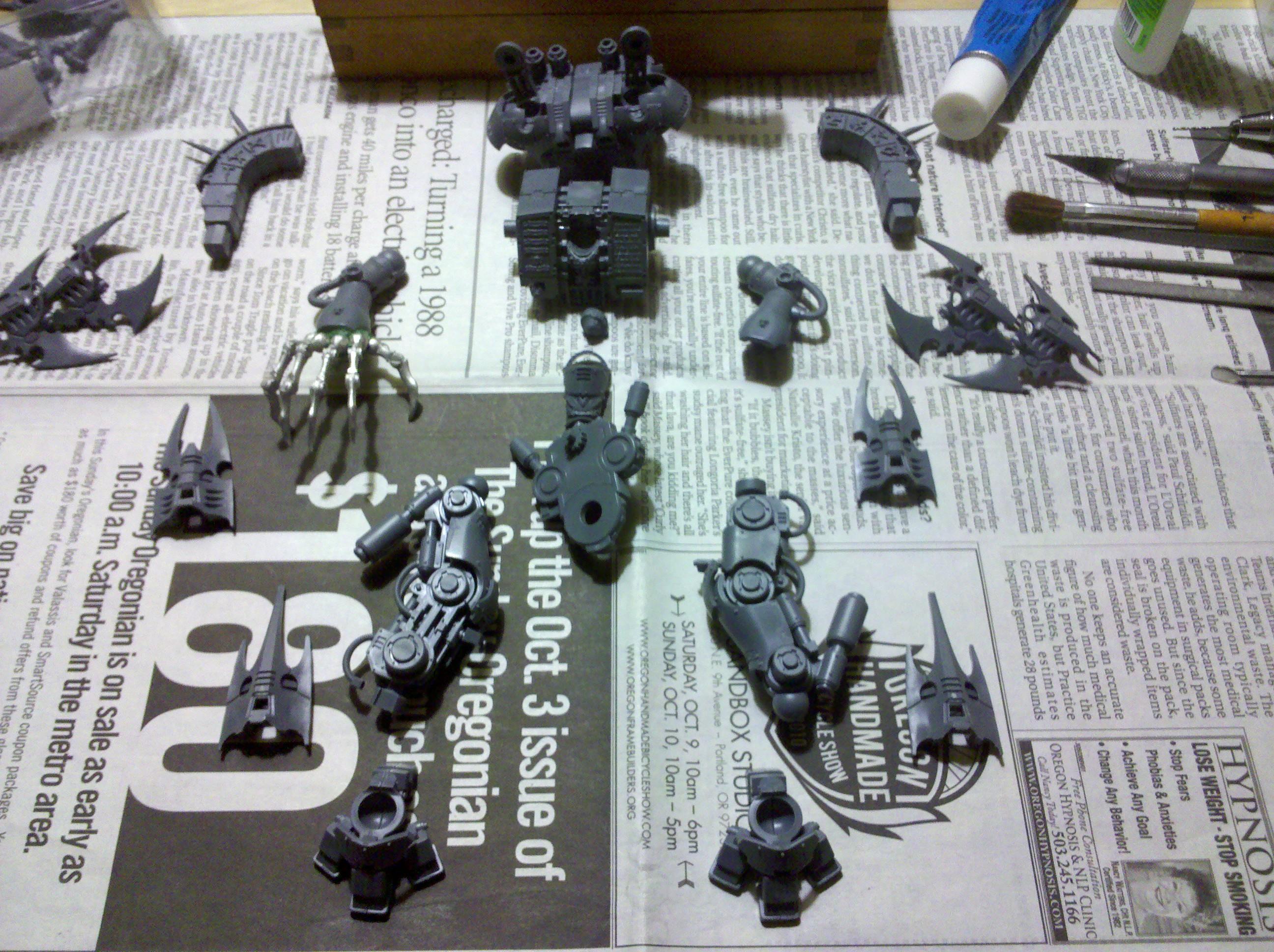Chapter Master, Claws, Conversion, Dreadknight, Dreadnought, Space Marines, Terminator Armor