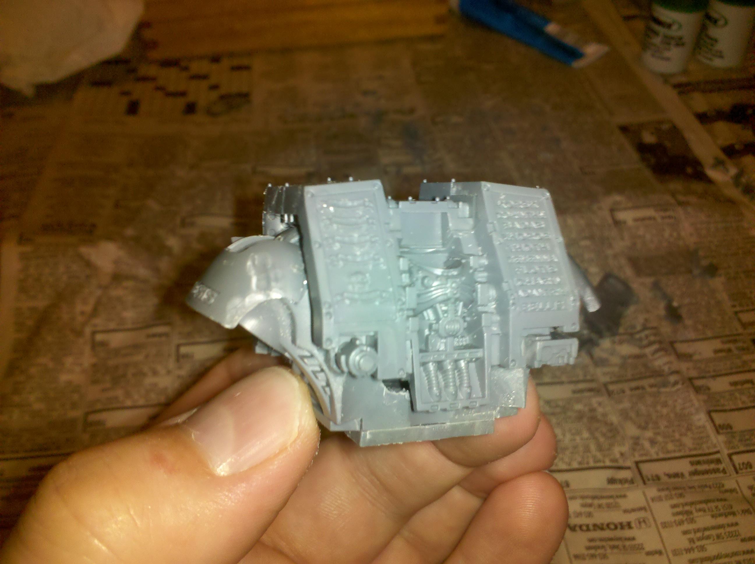 Chapter Master, Claws, Conversion, Dreadknight, Dreadnought, Space Marines, Terminator Armor