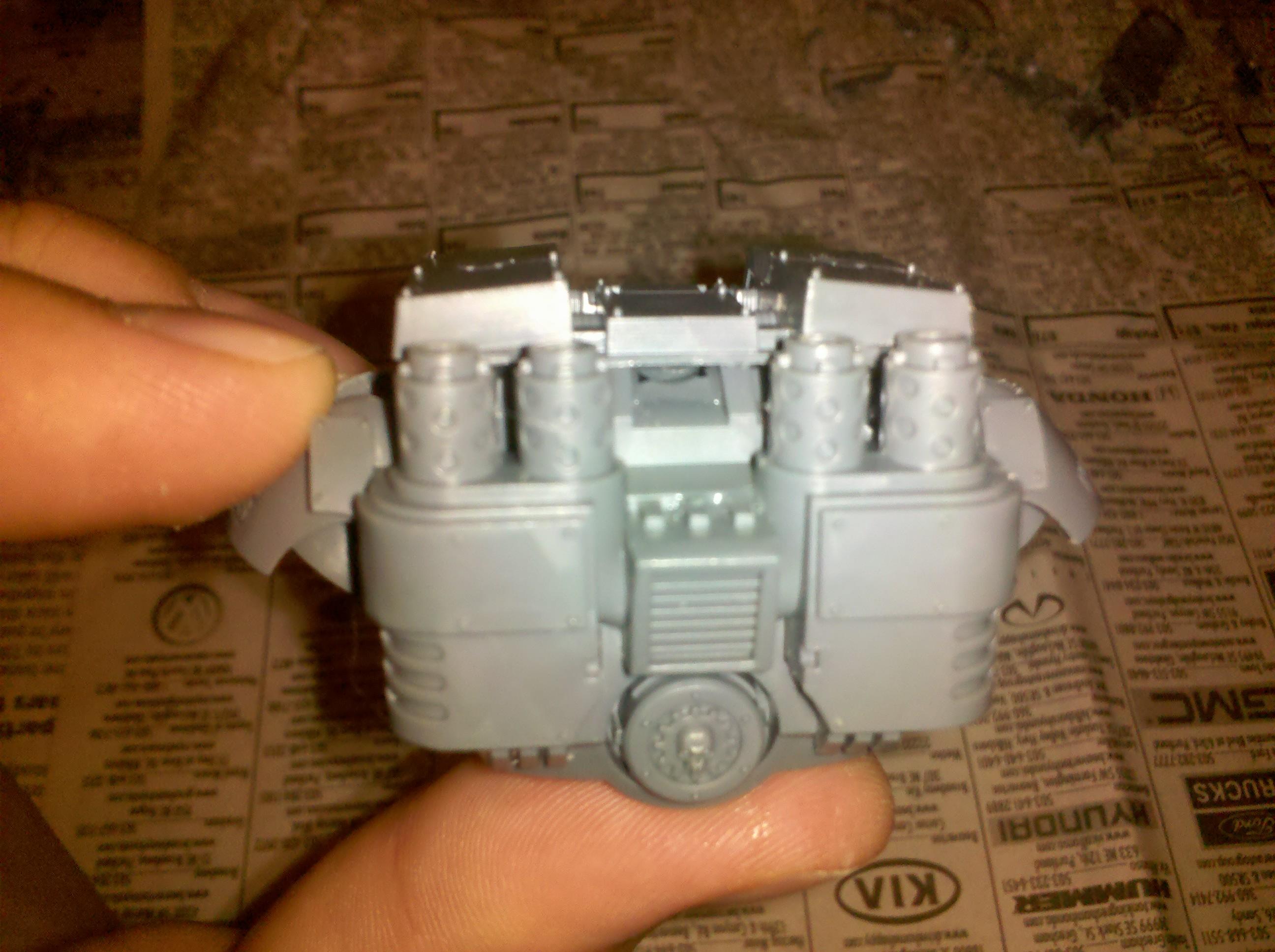 Chapter Master, Claws, Conversion, Dreadknight, Dreadnought, Space Marines, Terminator Armor