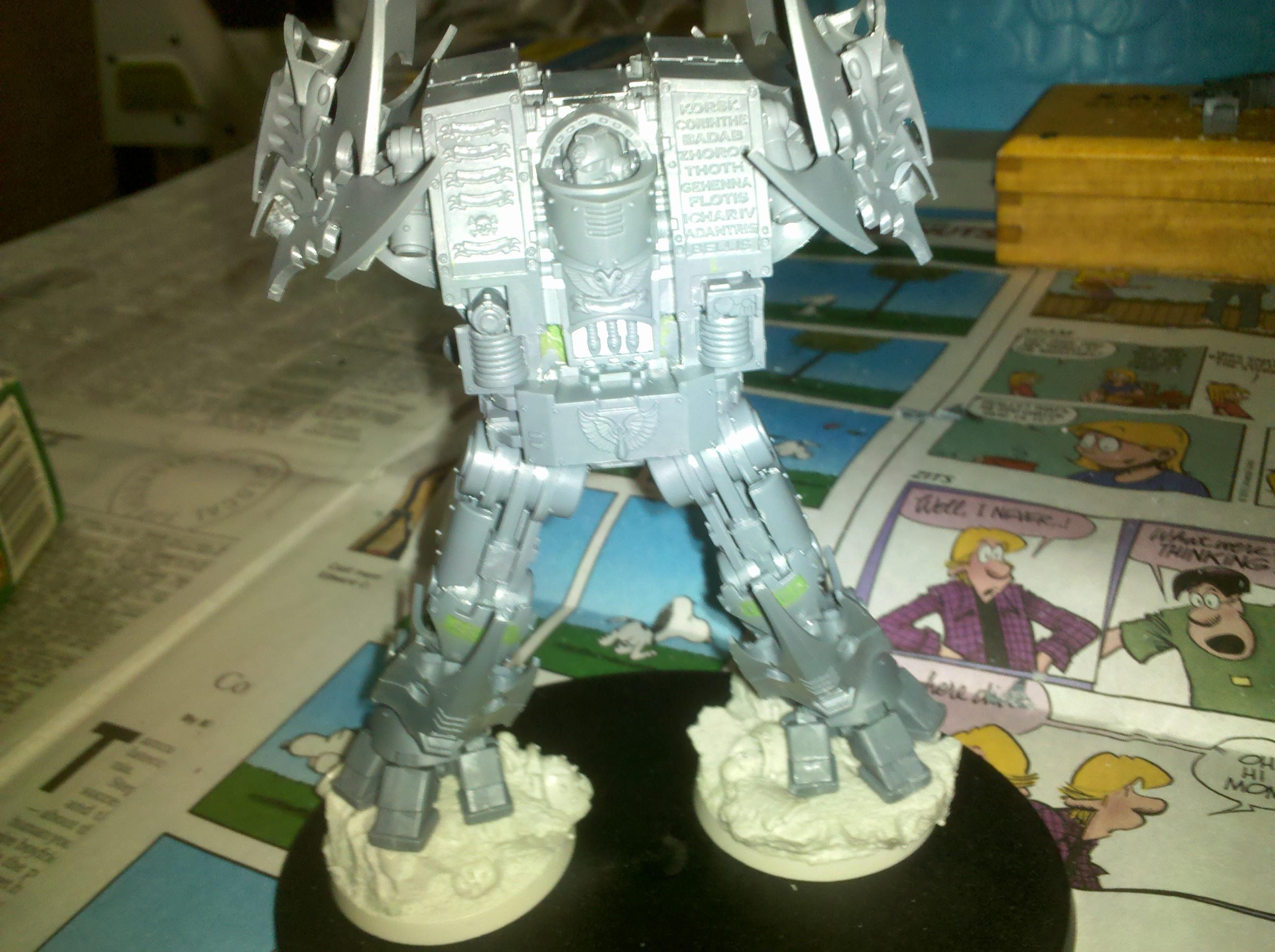 Chapter Master, Claws, Conversion, Dreadknight, Dreadnought, Space Marines, Terminator Armor