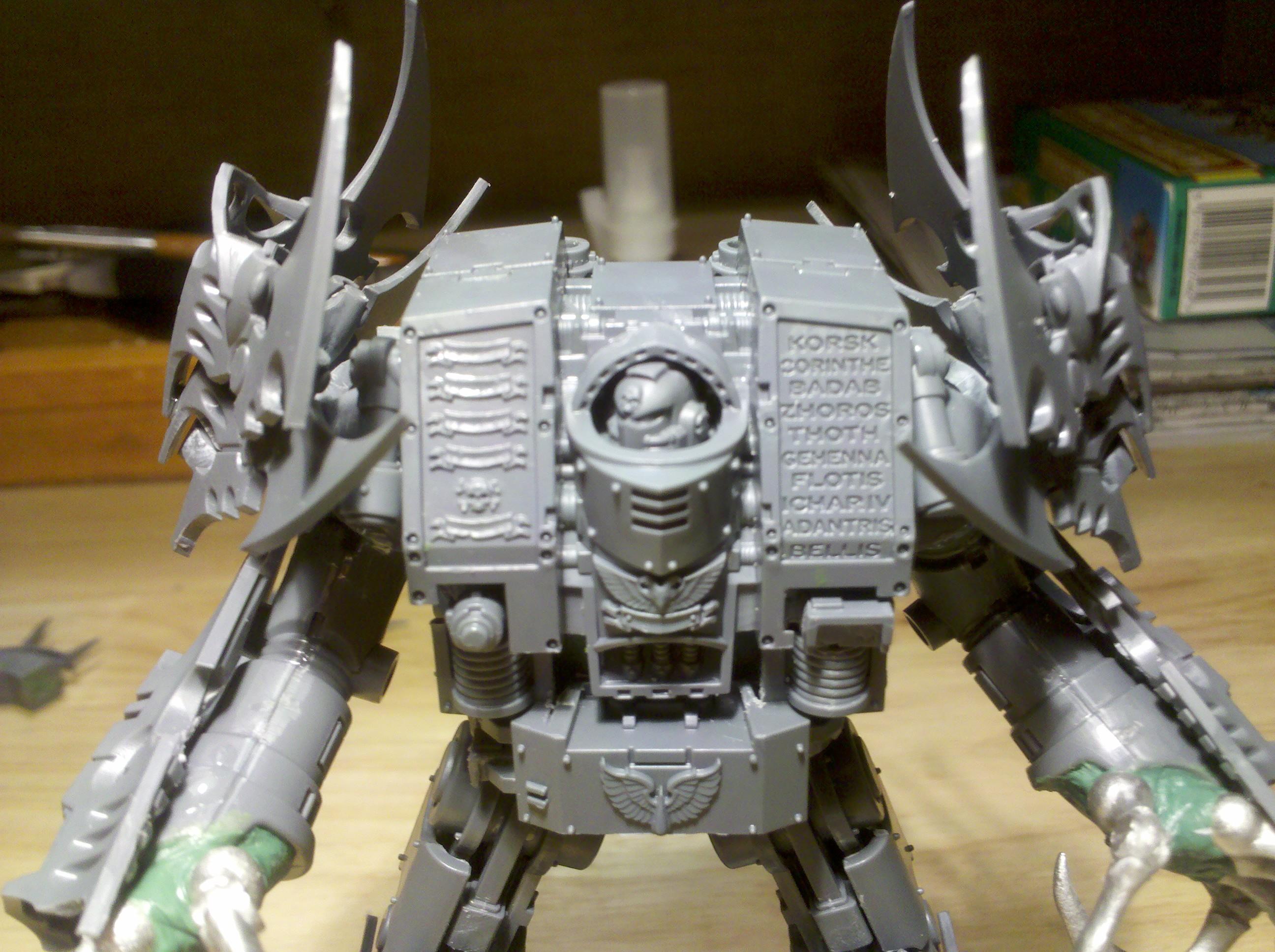 Chapter Master, Claws, Conversion, Dreadknight, Dreadnought, Space Marines, Terminator Armor