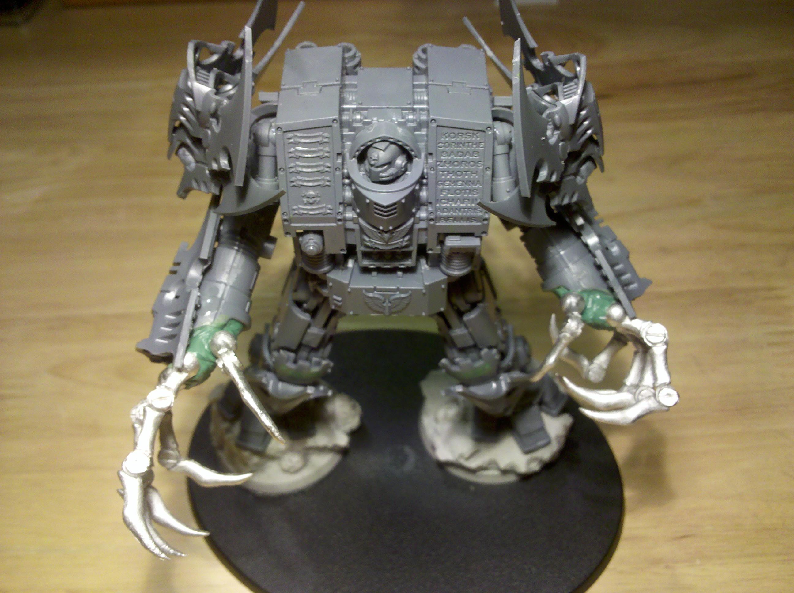 Chapter Master, Claws, Conversion, Dreadknight, Dreadnought, Space Marines, Terminator Armor