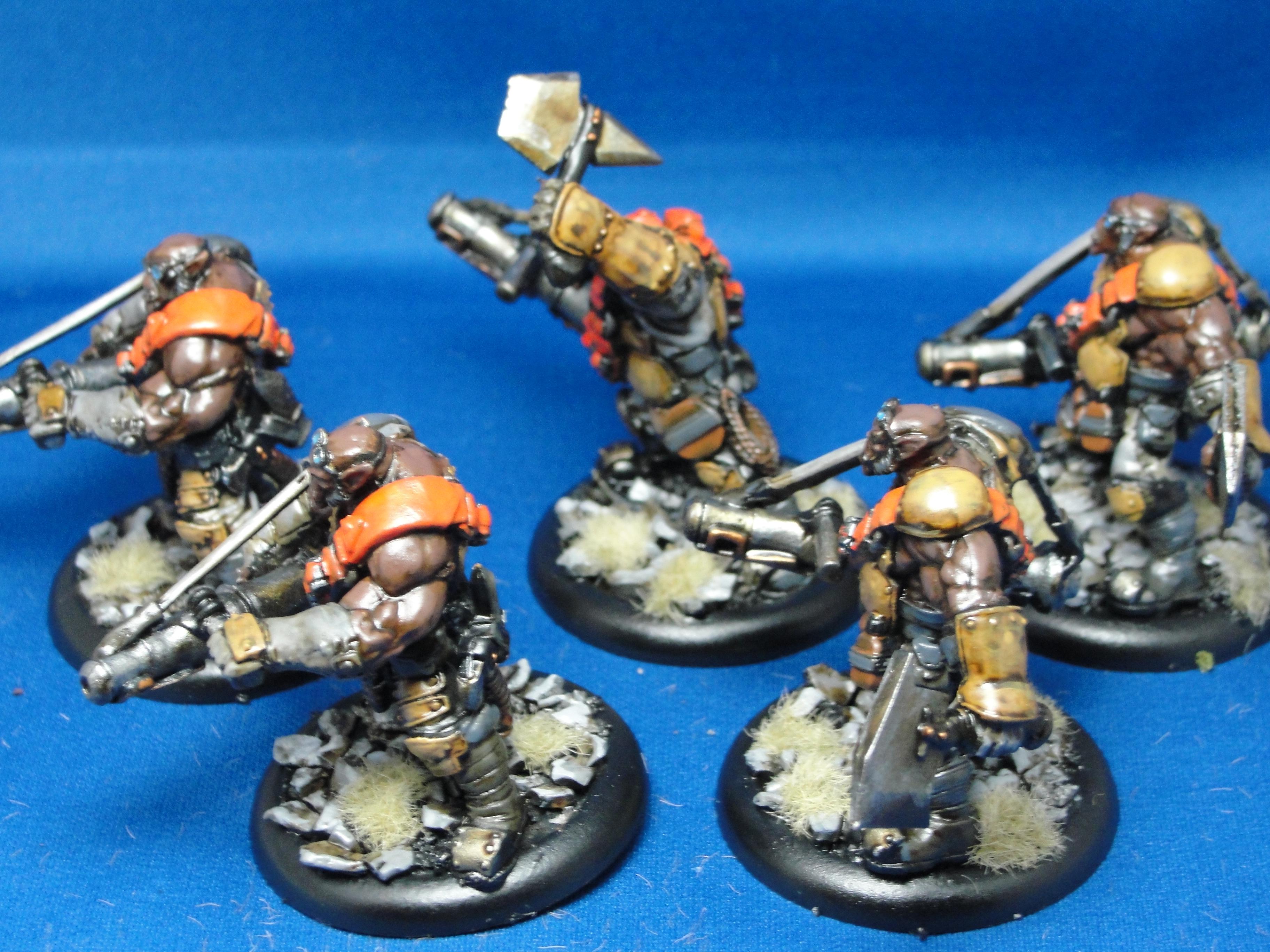 Ogrun Mercenaries, Warmachine, Mercenaries, Ogrun Assault Corps