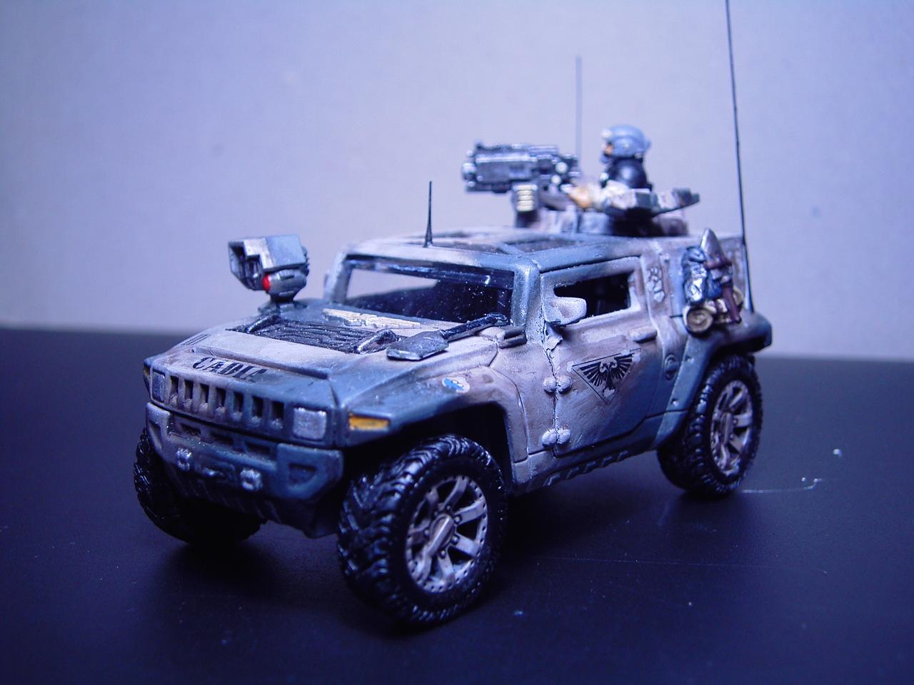 Cadians, Hummer, Imperial Guard, Jeep