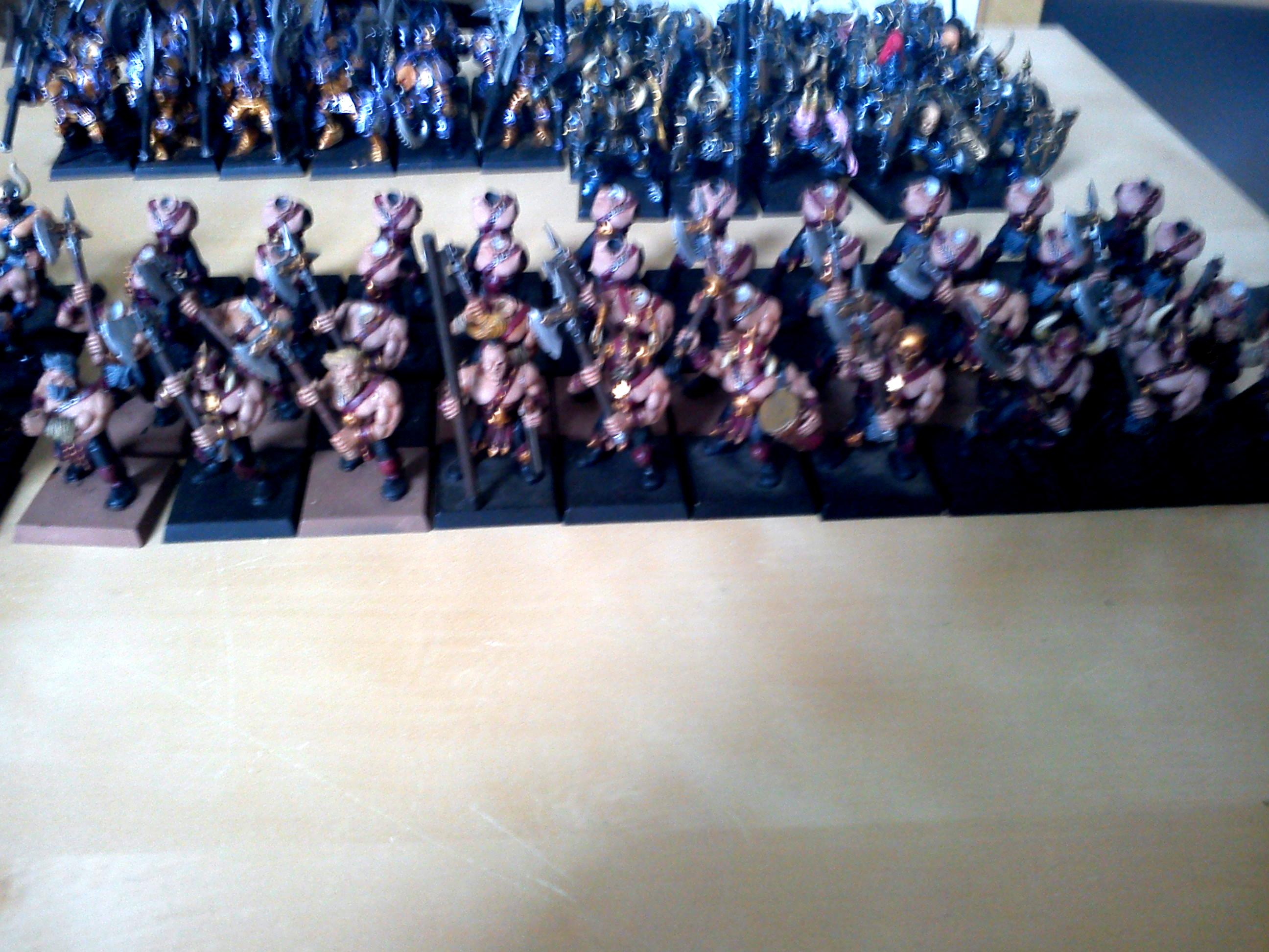 Close up on WIP GW regiment