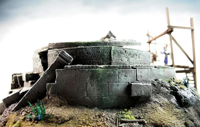 Ancient, Dangerous, Jungle, Monster, Ruins, Tentacle, Terrain, Warmachine