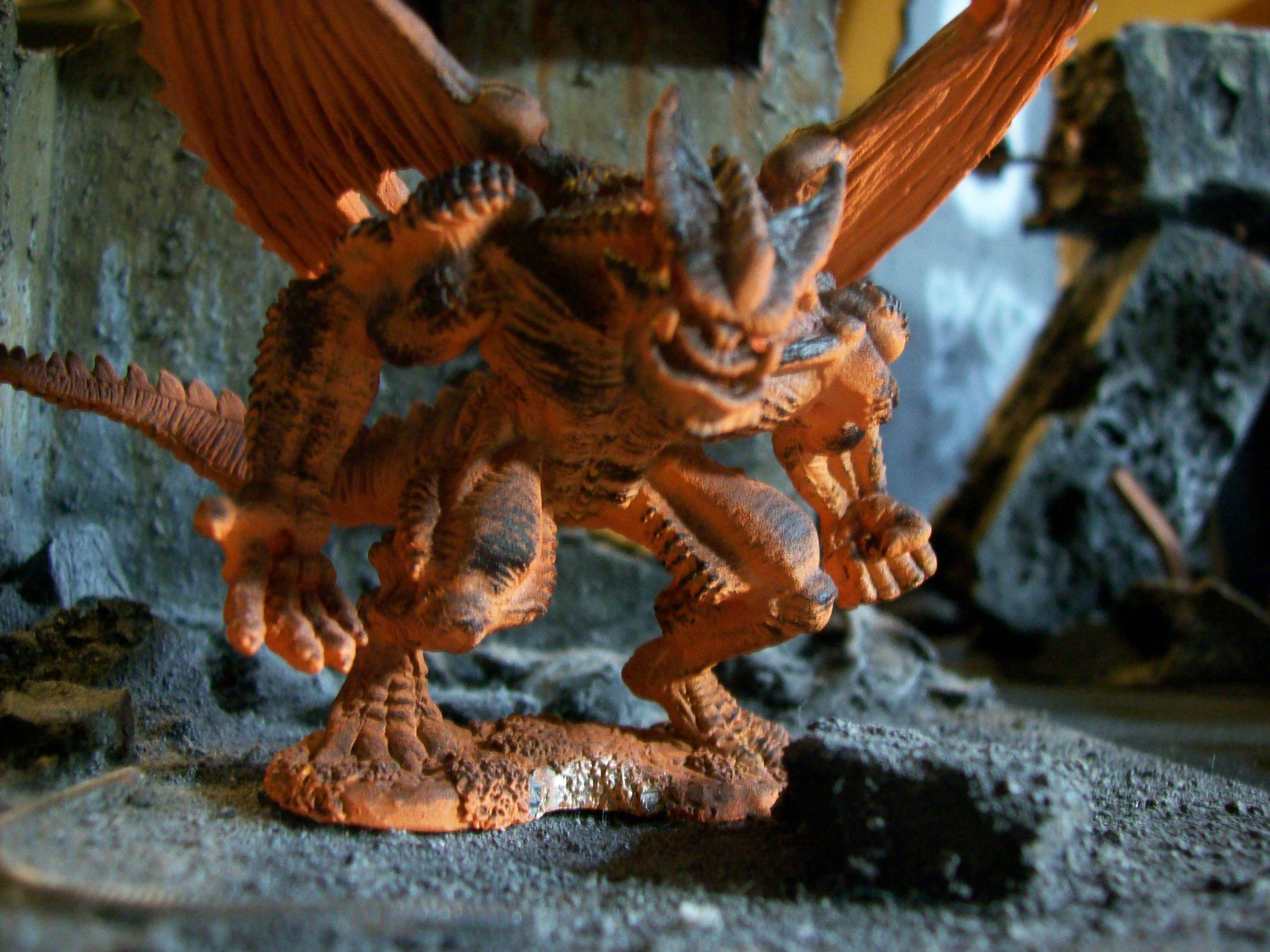 this is a pit fiend dude for my friend and her D&D campaign. She wanted it to be like the balrog from LOTR