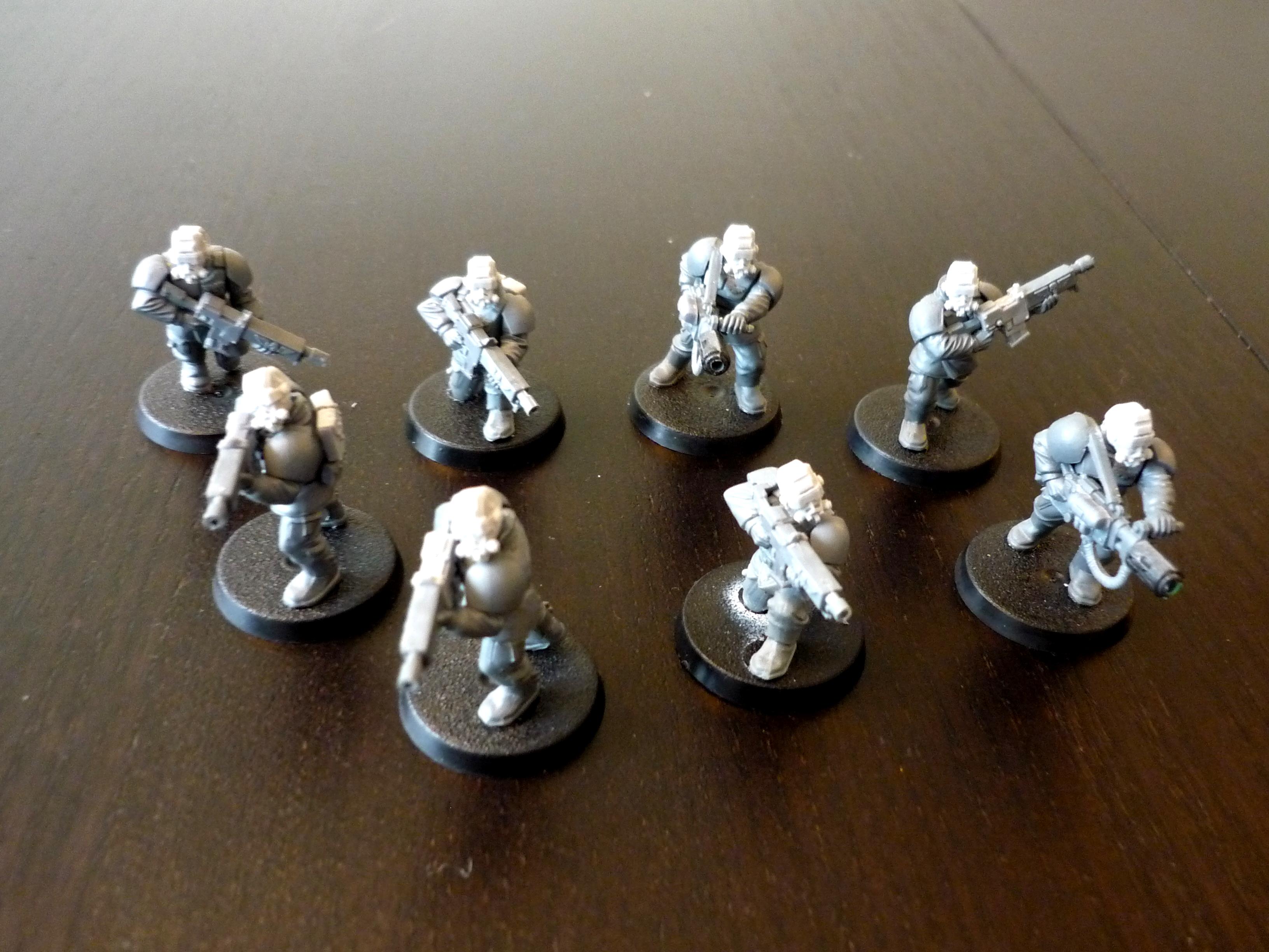 Imperial Guard, Airborne Squad with new heads