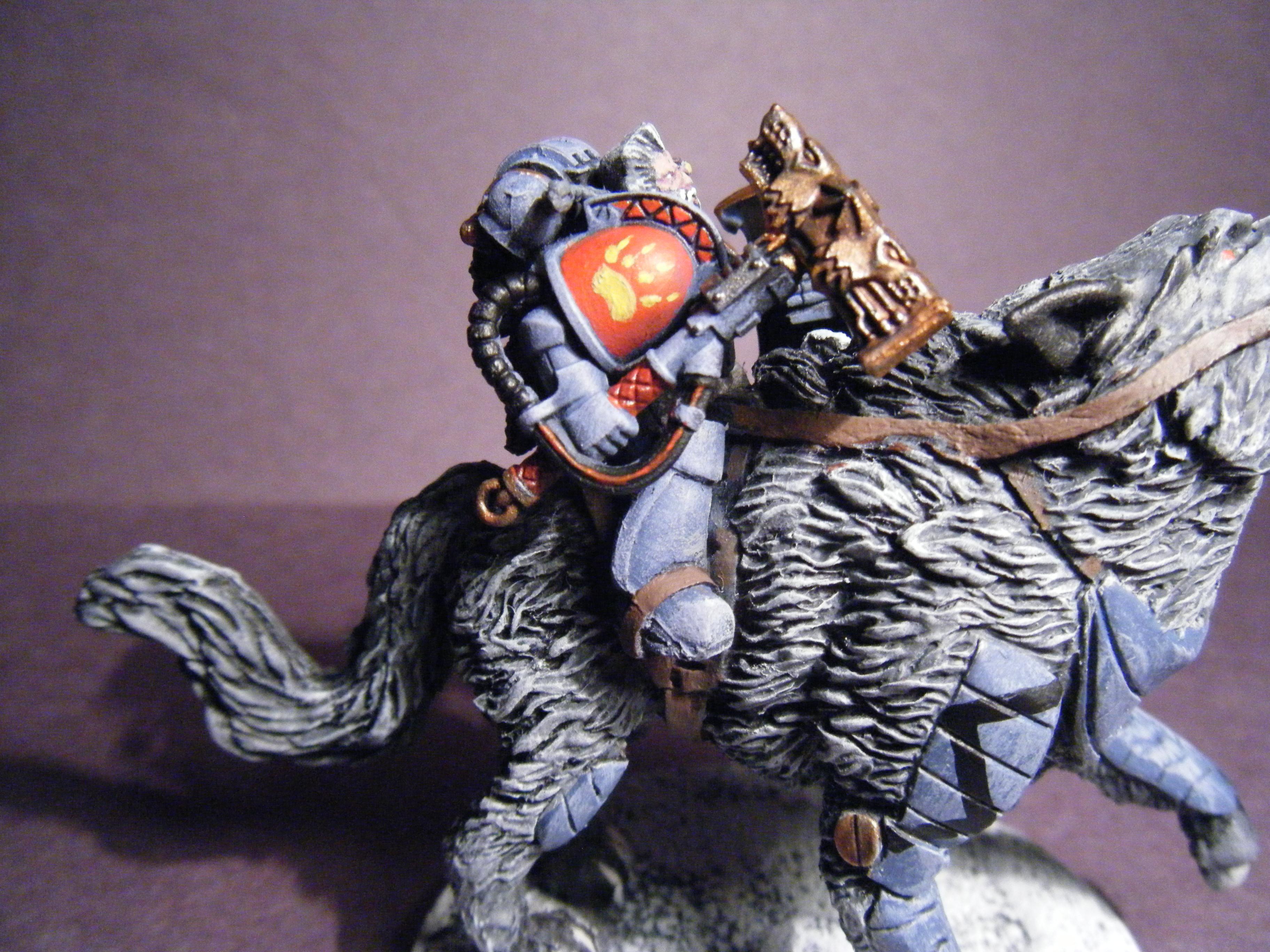 Thunderwolf Cavalry with Thunder Hammer/Storm Shield Detail
