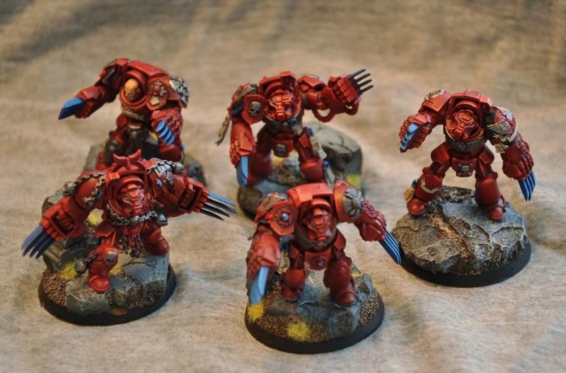 Assault Terminators, Blood Angels Terminator, Lightning Claws, Warhammer 40,000