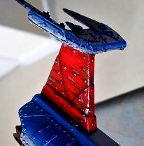 ork fighta tail fin with damage