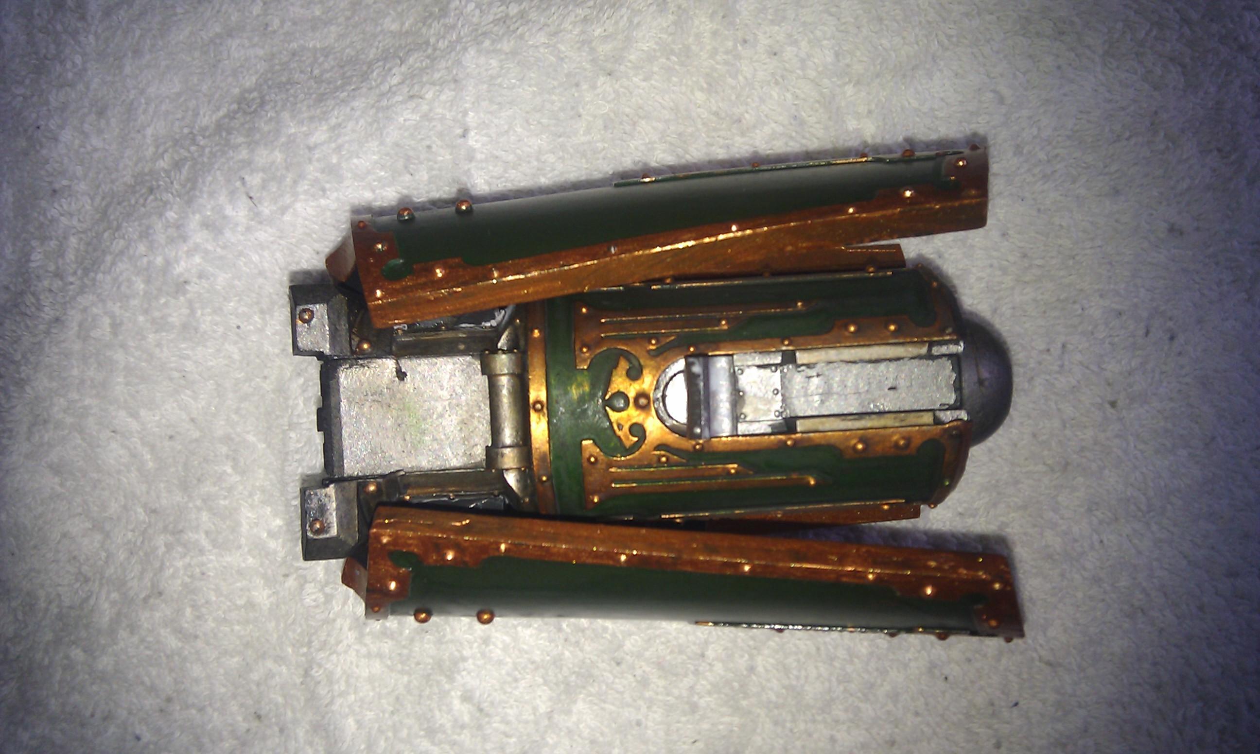 Back of armor plates